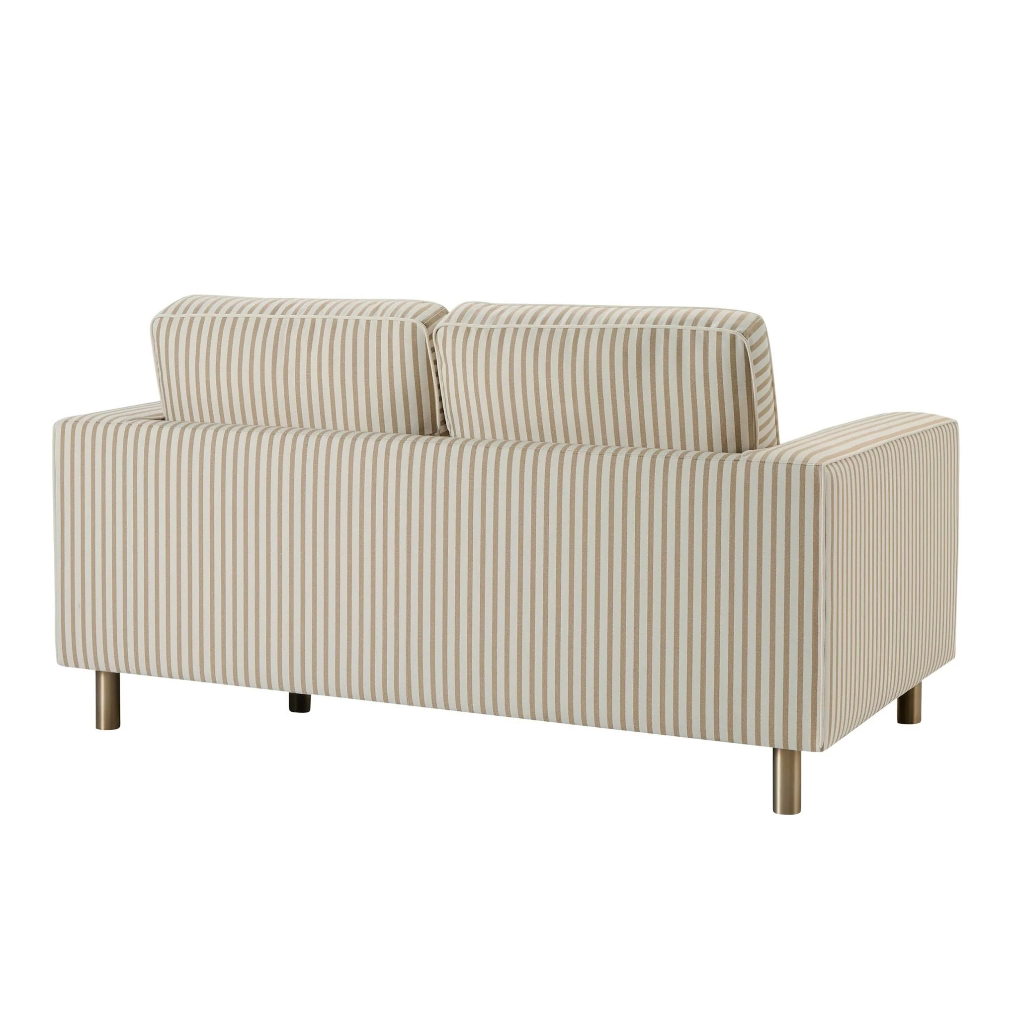 Soho 2 Seater Sofa - Sand Stripe - Image 6