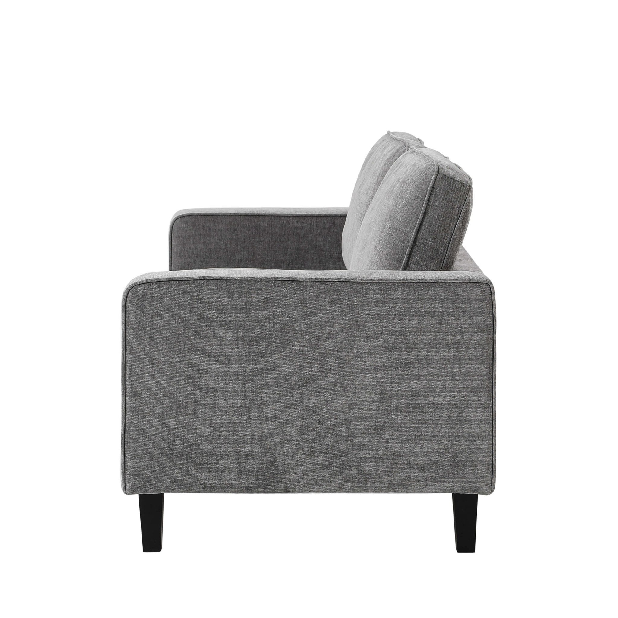 Soho 3 Seater Sofa - Grey - Image 5