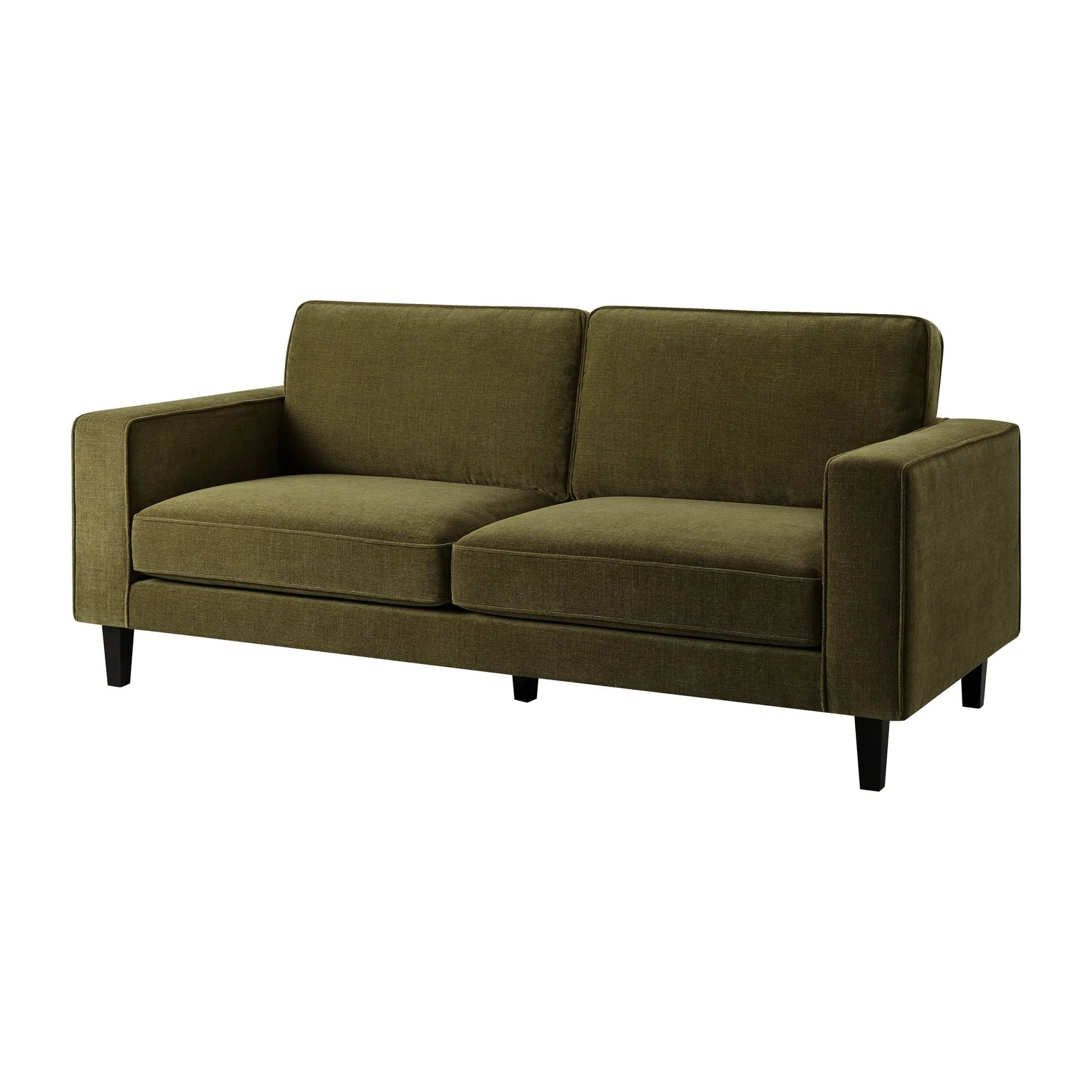 Soho 3 Seater Sofa - Chenille Olive - Image 5