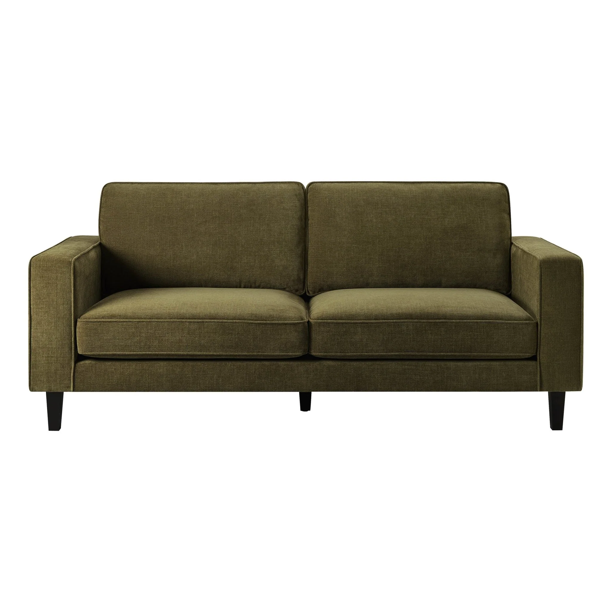 Soho 3 Seater Sofa - Chenille Olive - Image 6