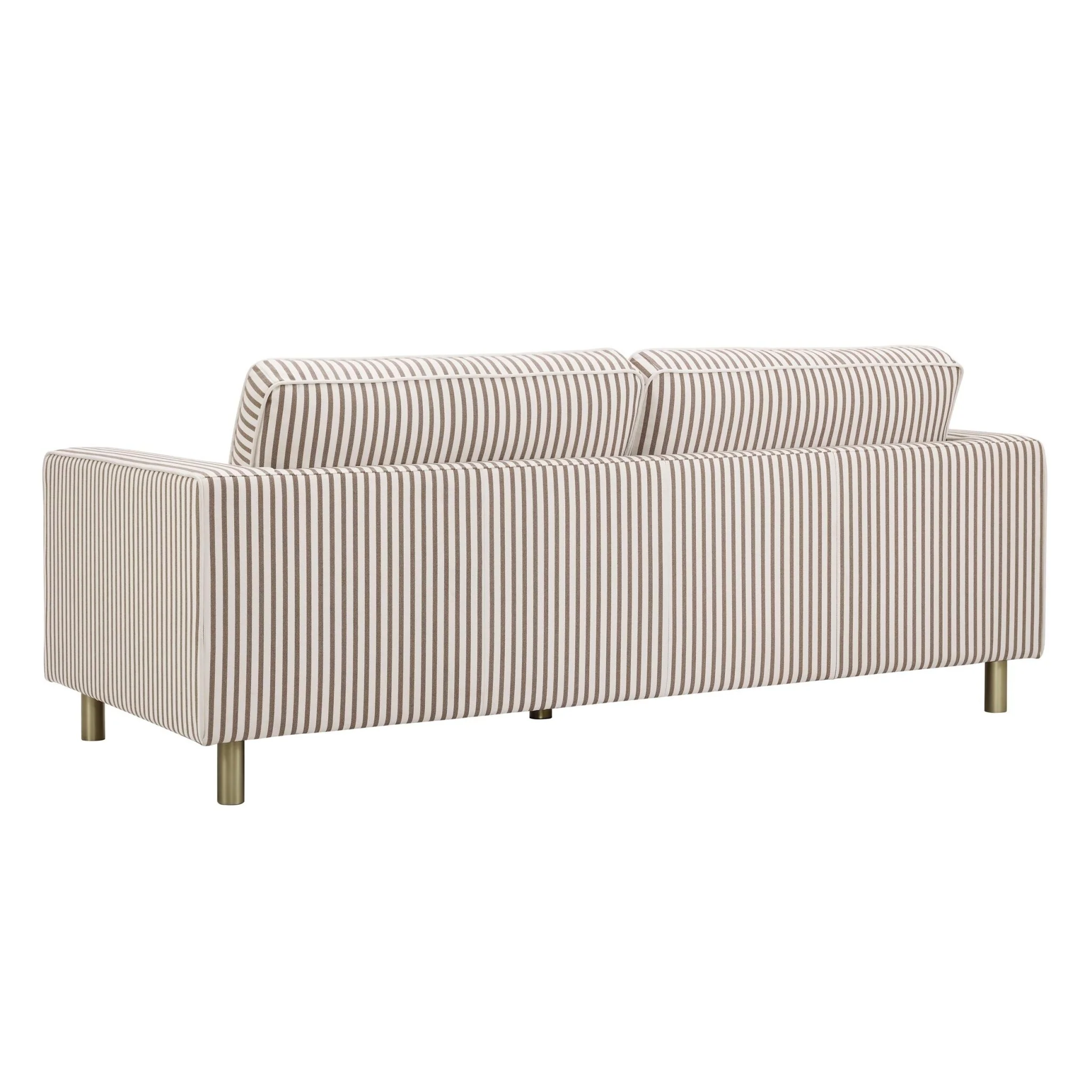 Soho 3 Seater Sofa - Chocolate Stripe - Image 5