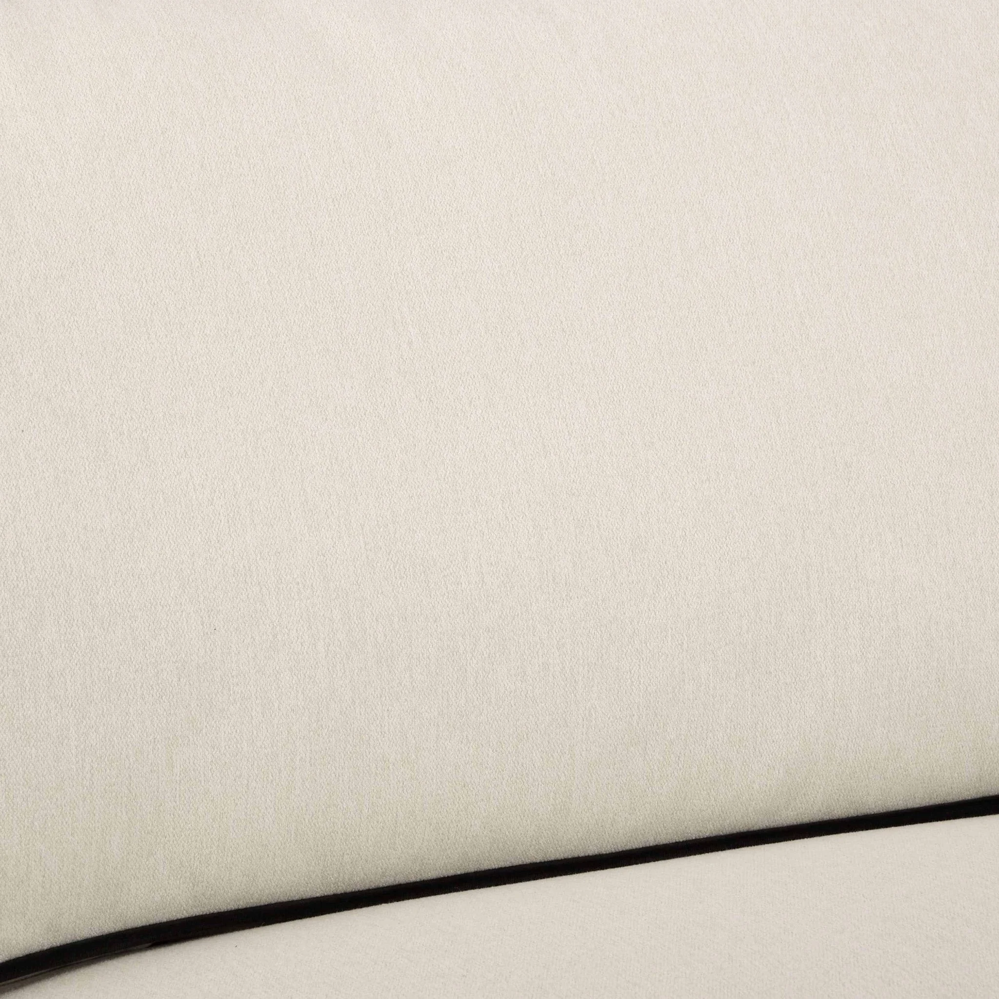 Soho 3 Seater Sofa - Cream Linen/Black - Image 9