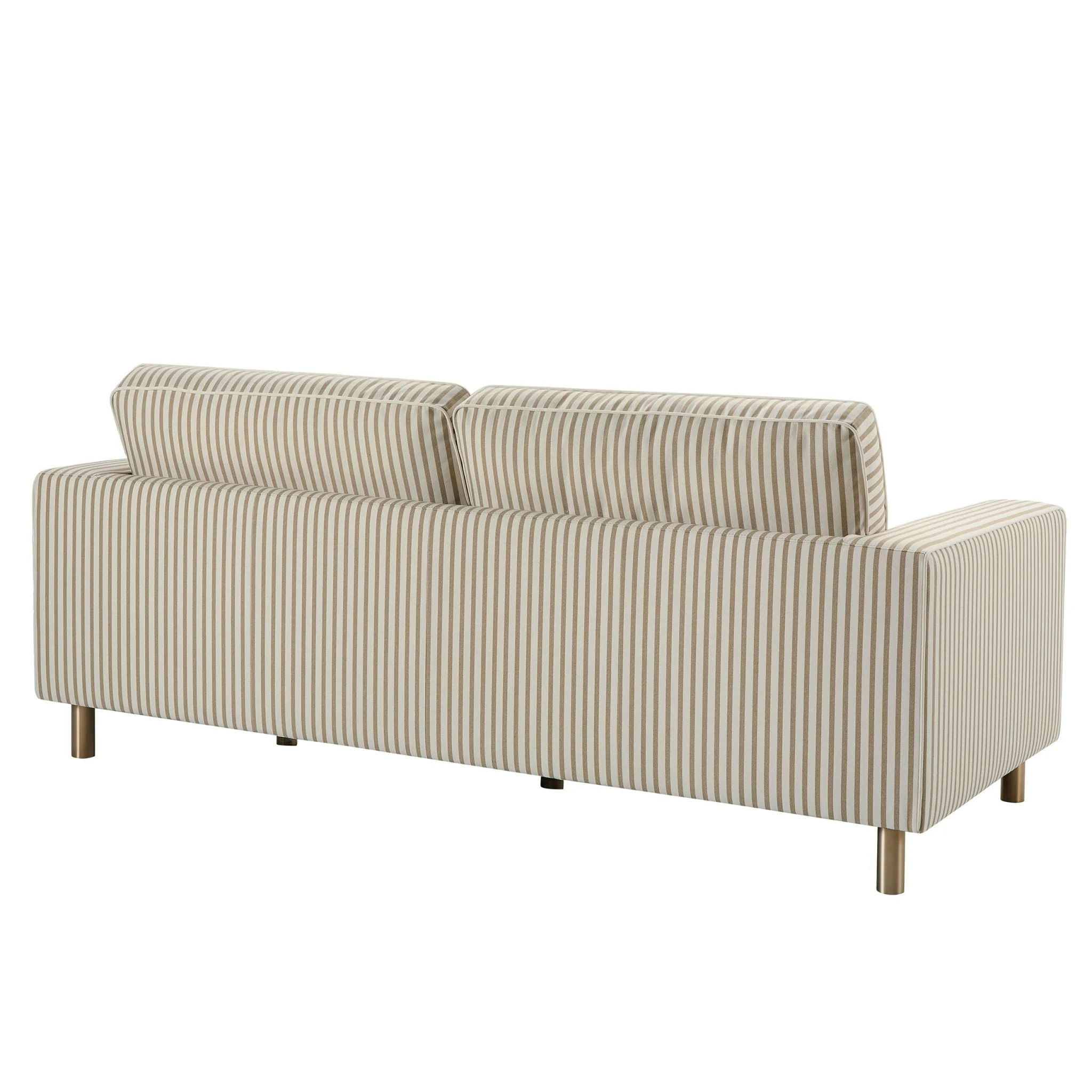 Soho 3 Seater Sofa - Sand Stripe - Image 6
