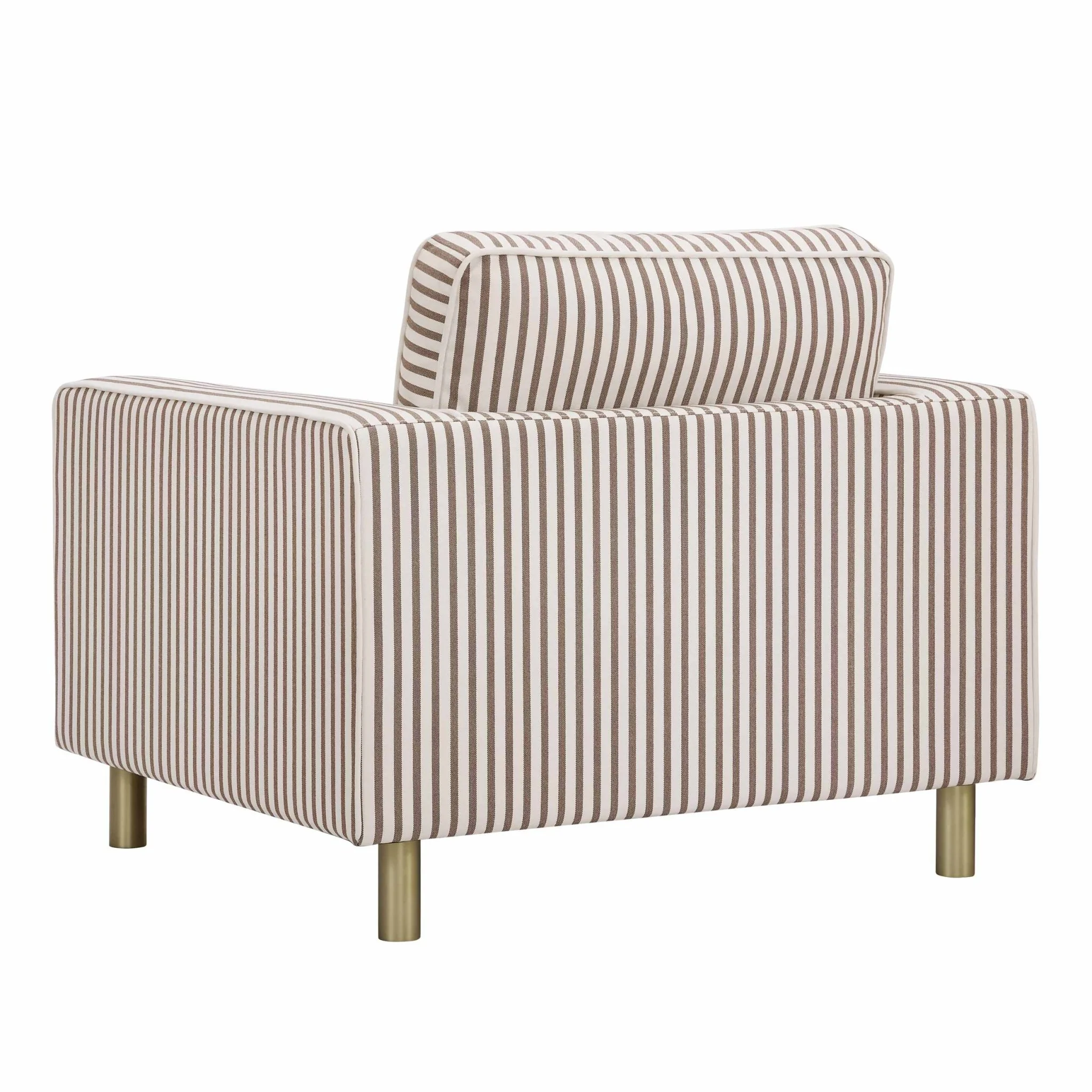 Soho Armchair - Chocolate Stripe - Image 5