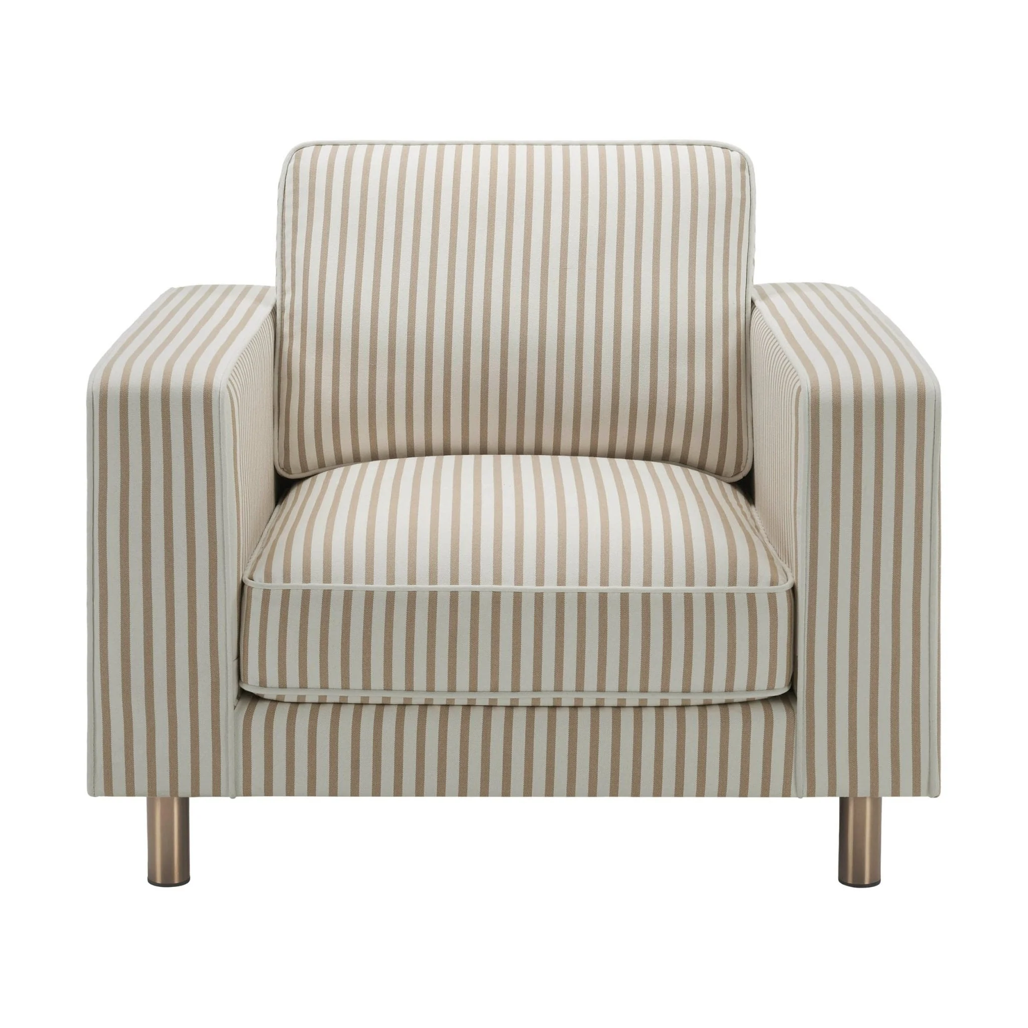 Soho Armchair - Sand Stripe - Image 2