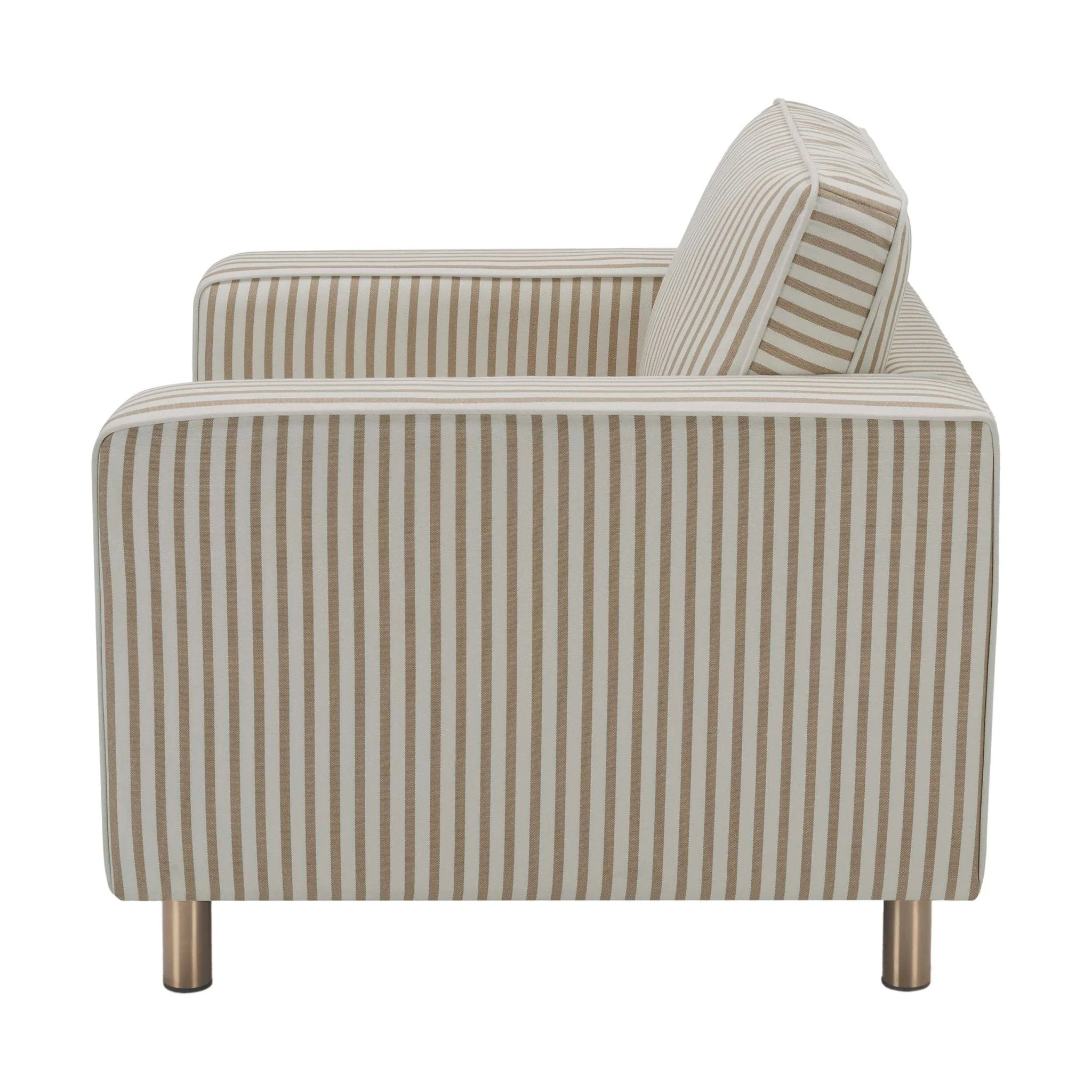 Soho Armchair - Sand Stripe - Image 4