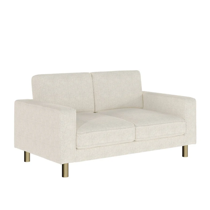Soho Bouclé 2 Seater Sofa - Ivory - Image 4