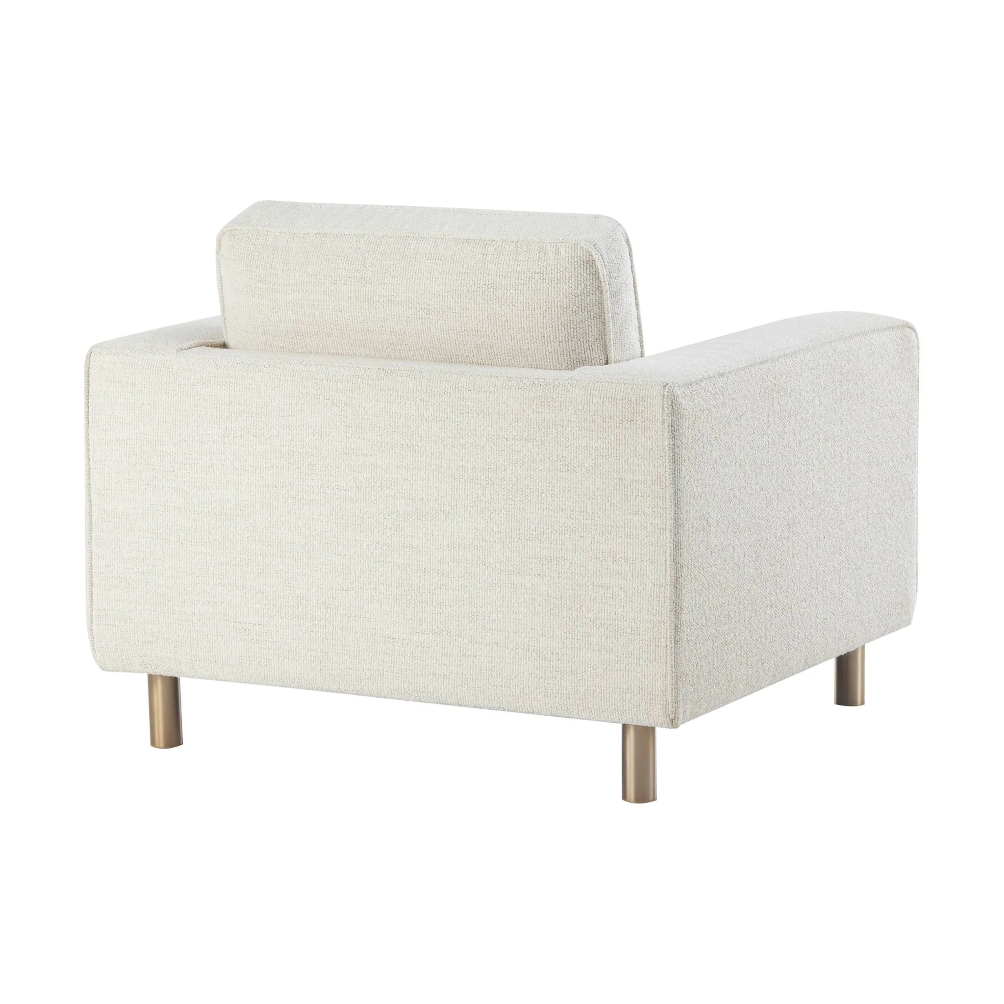 Soho Boucle Armchair - Ivory - Image 4