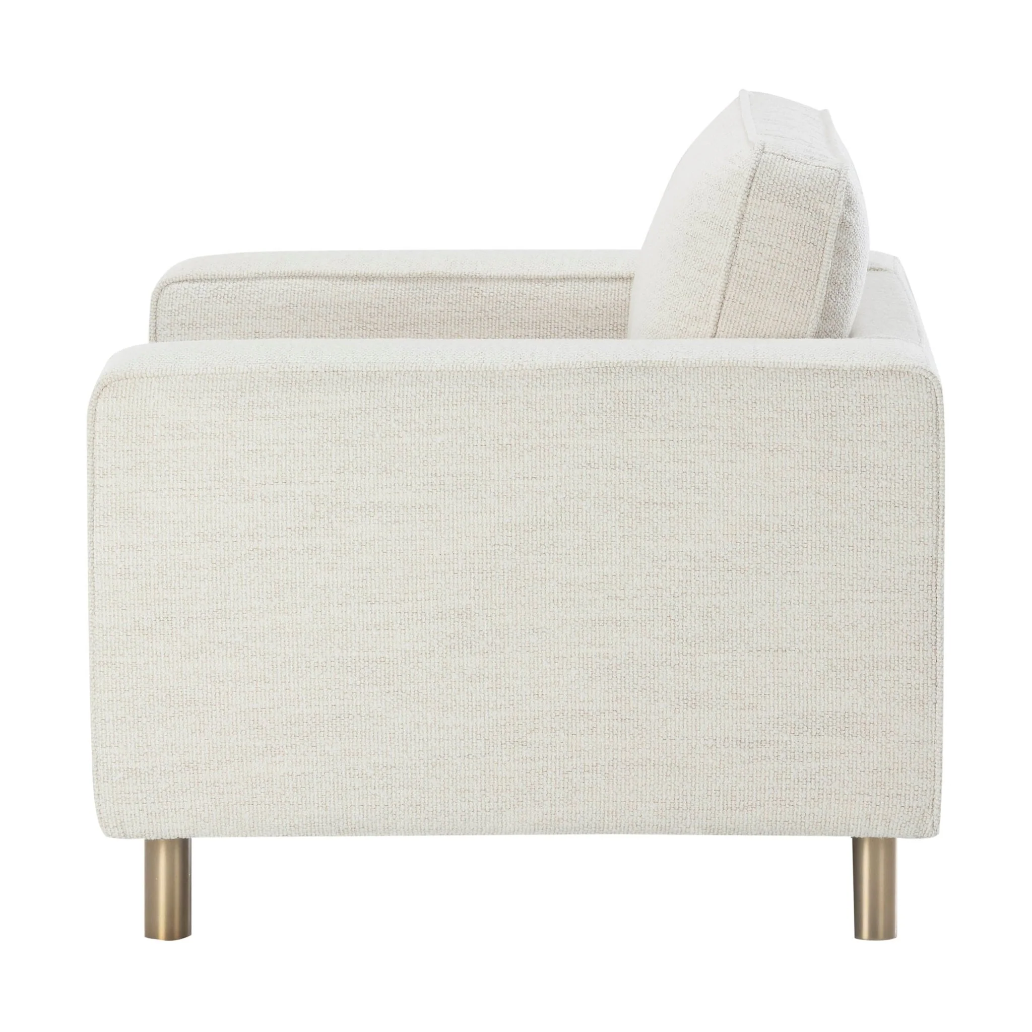 Soho Boucle Armchair - Ivory - Image 5