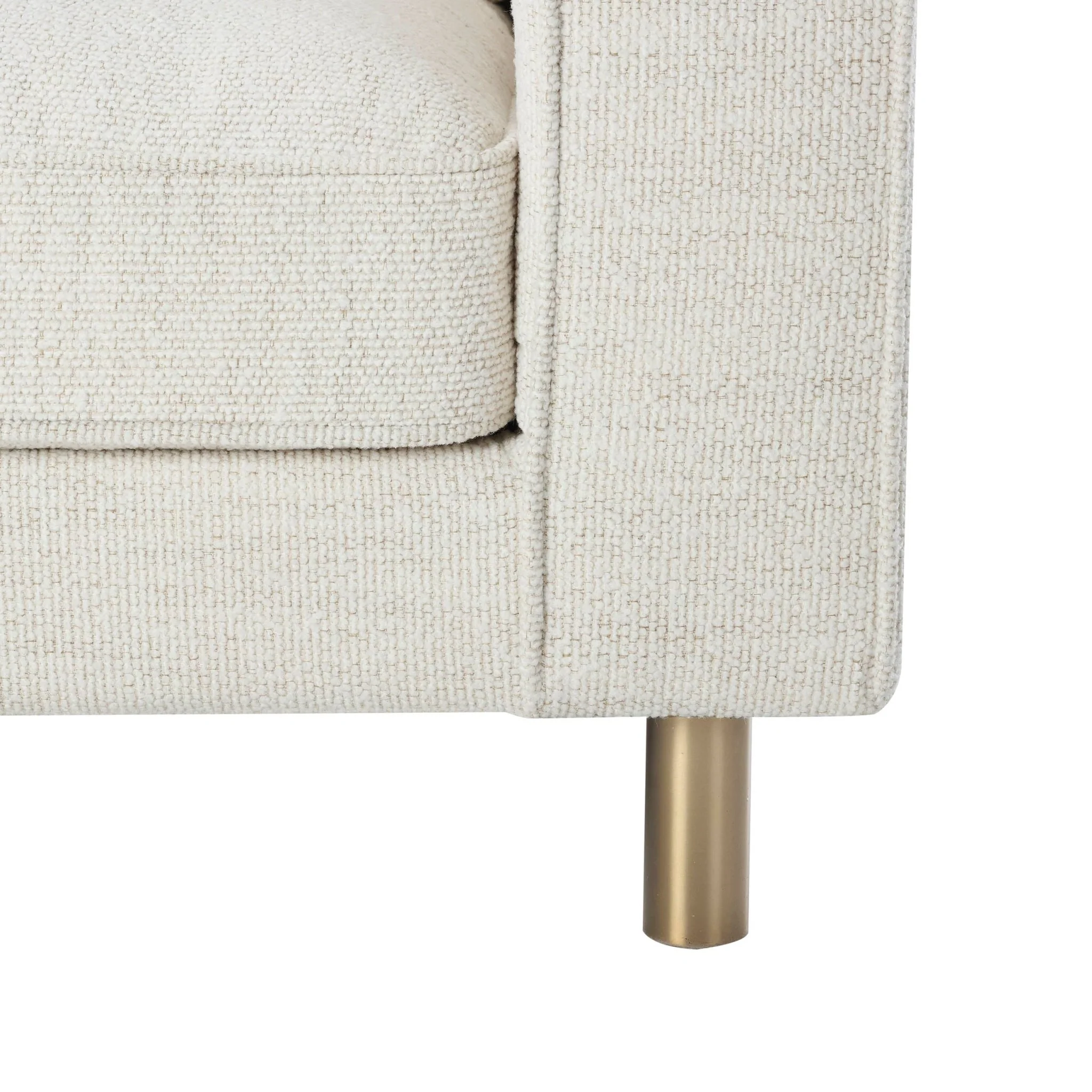 Soho Boucle Armchair - Ivory - Image 6
