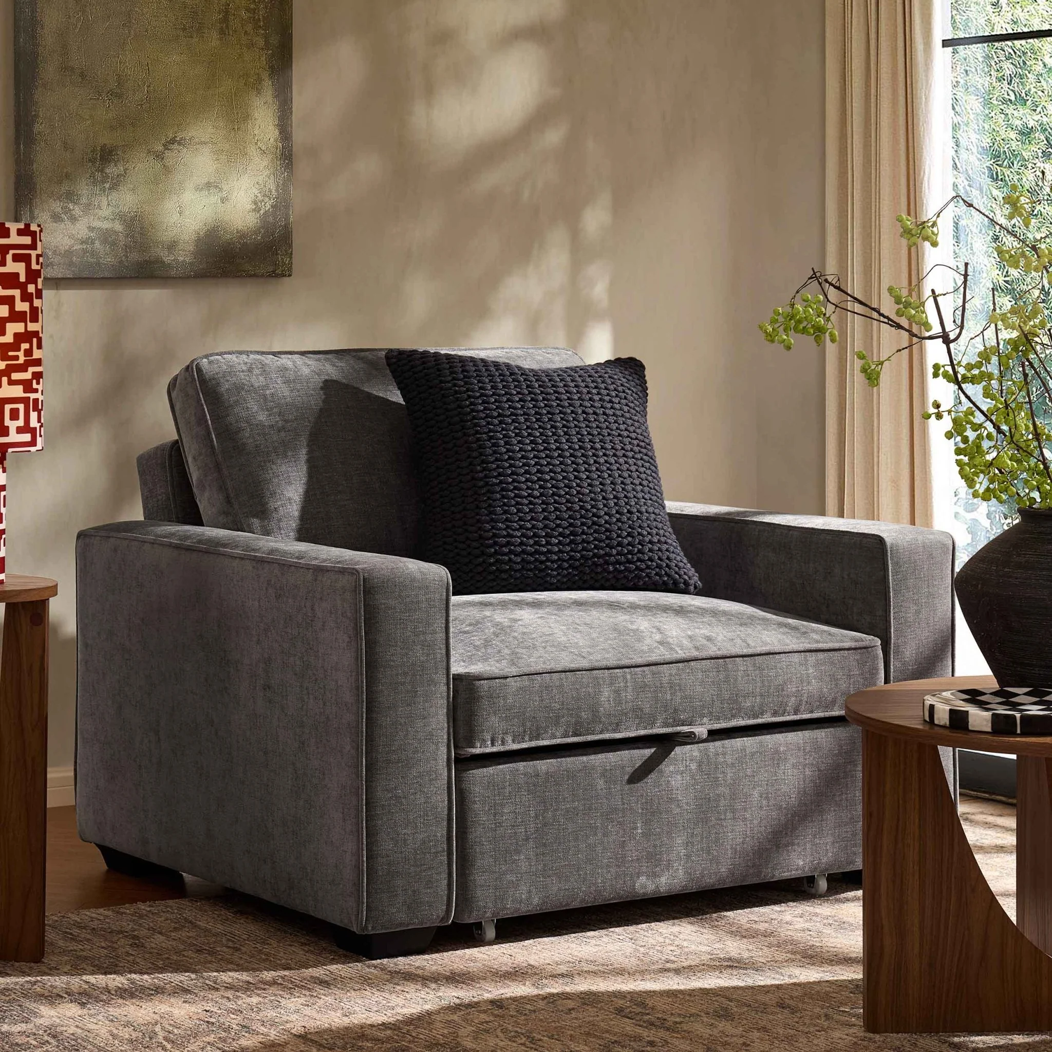 Soho Chair Bed - Grey