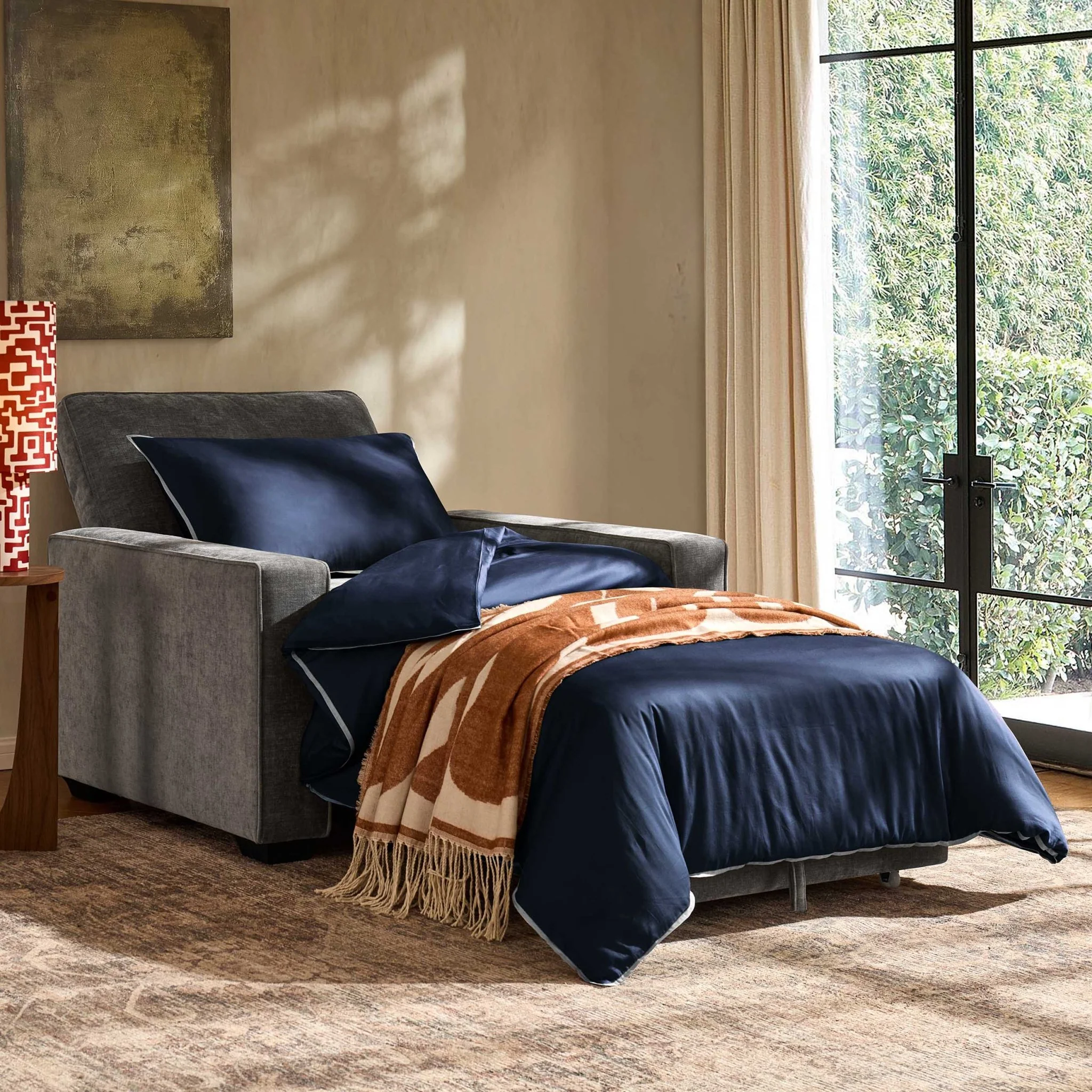 Soho Chair Bed - Grey - Image 2