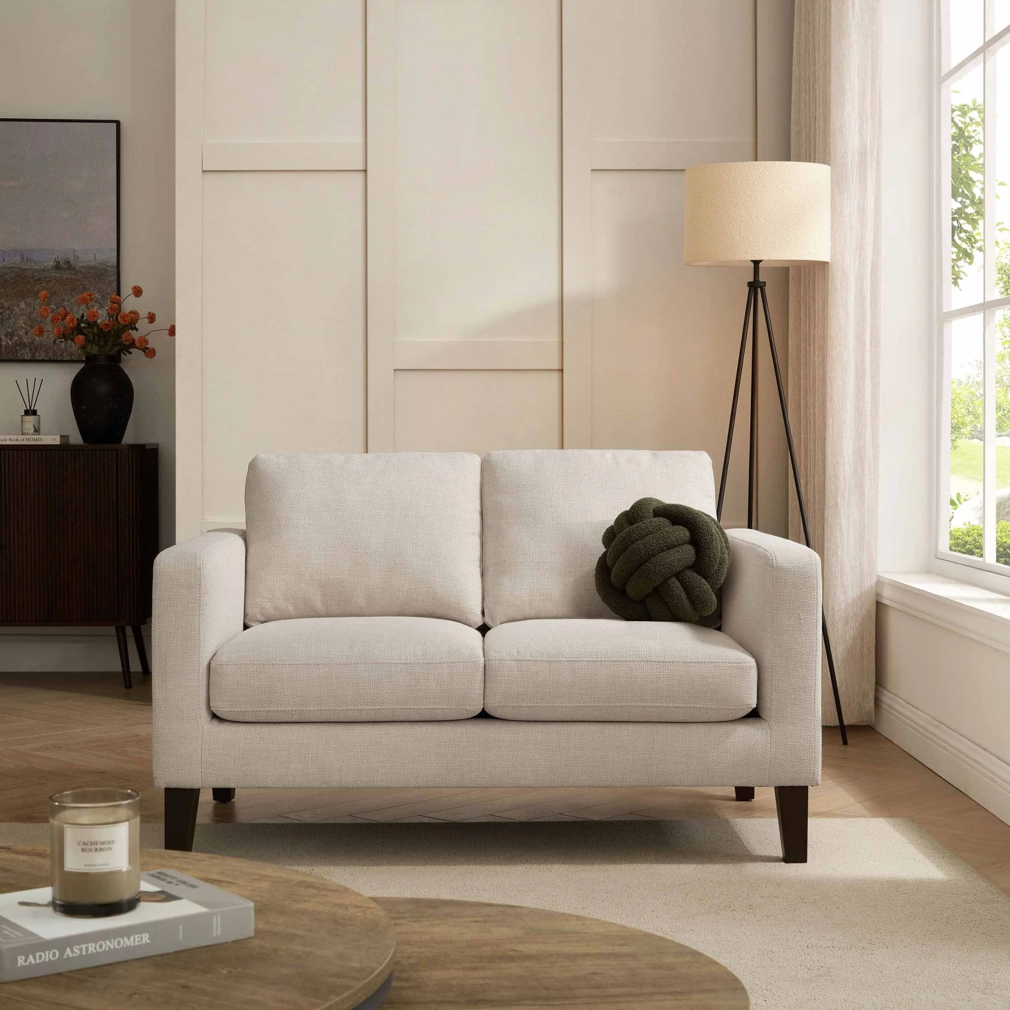 Soho Compact 2 Seater Sofa - Beige