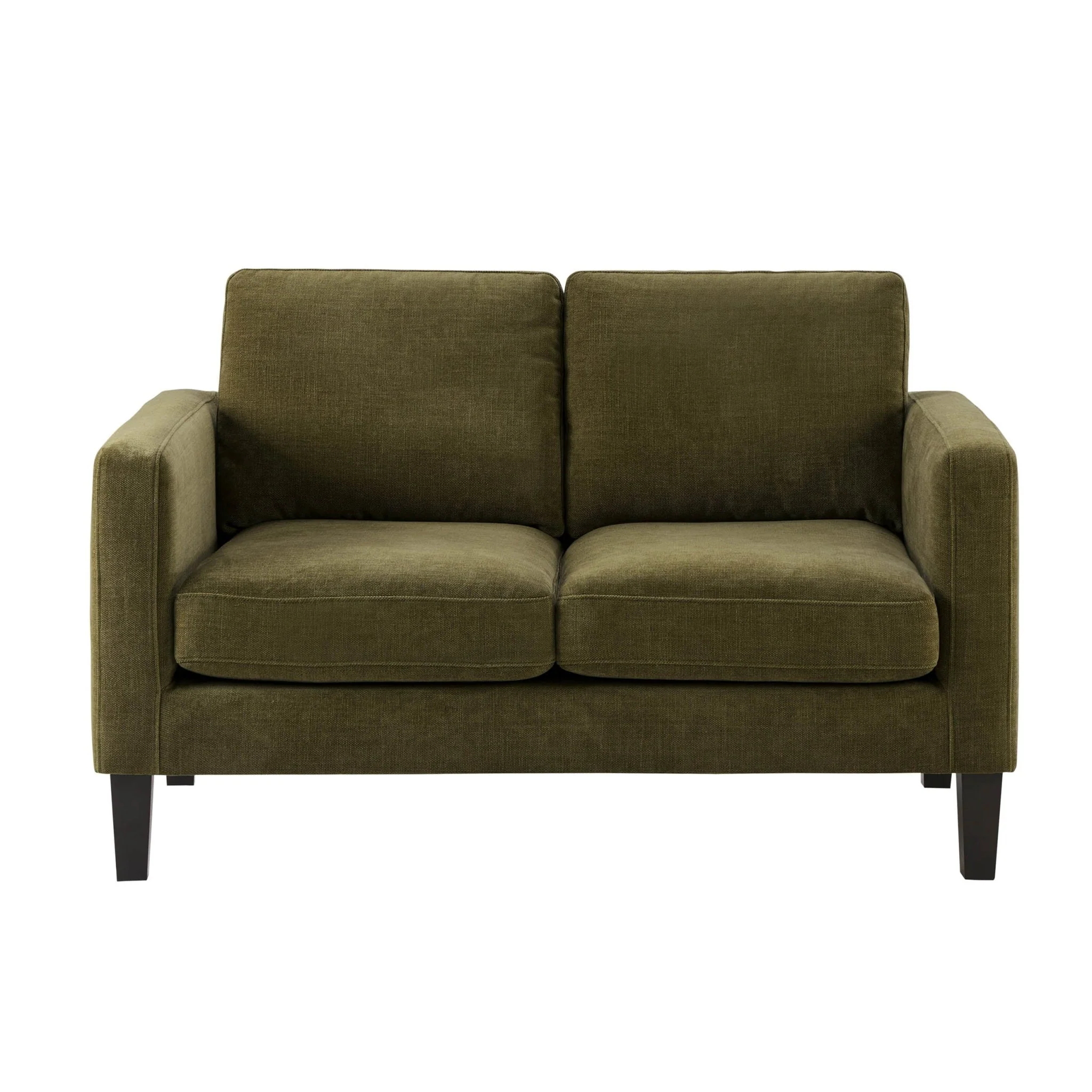 Soho Compact 2 Seater Sofa - Chenille Olive - Image 3