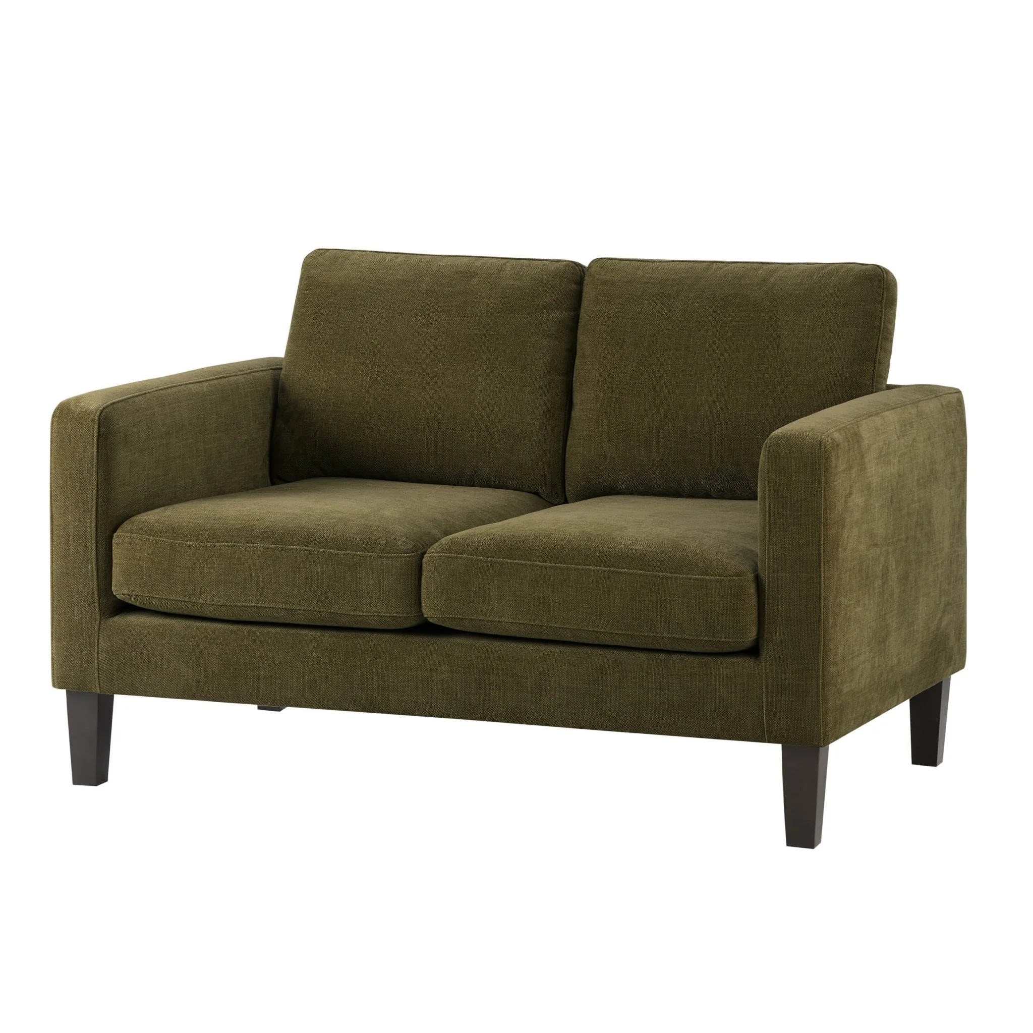 Soho Compact 2 Seater Sofa - Chenille Olive - Image 4