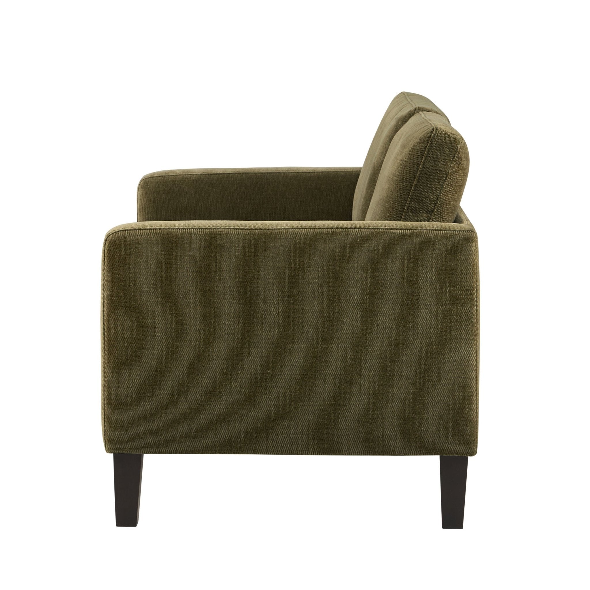 Soho Compact 2 Seater Sofa - Chenille Olive - Image 5