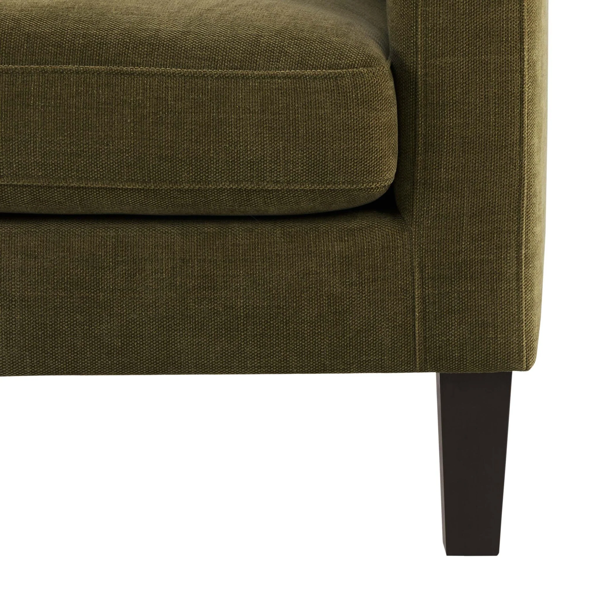 Soho Compact 2 Seater Sofa - Chenille Olive - Image 7