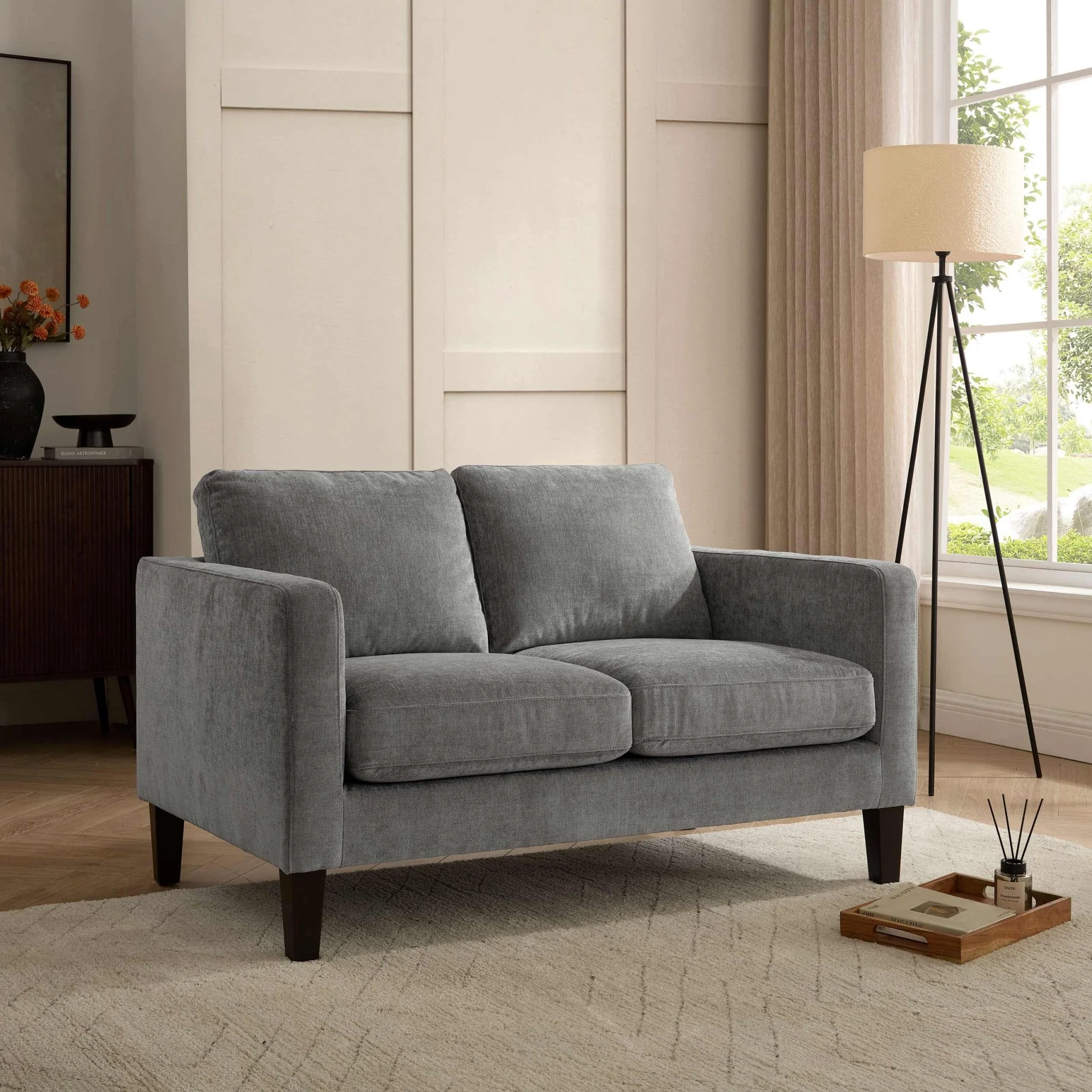 Soho Compact 2 Seater Sofa - Grey