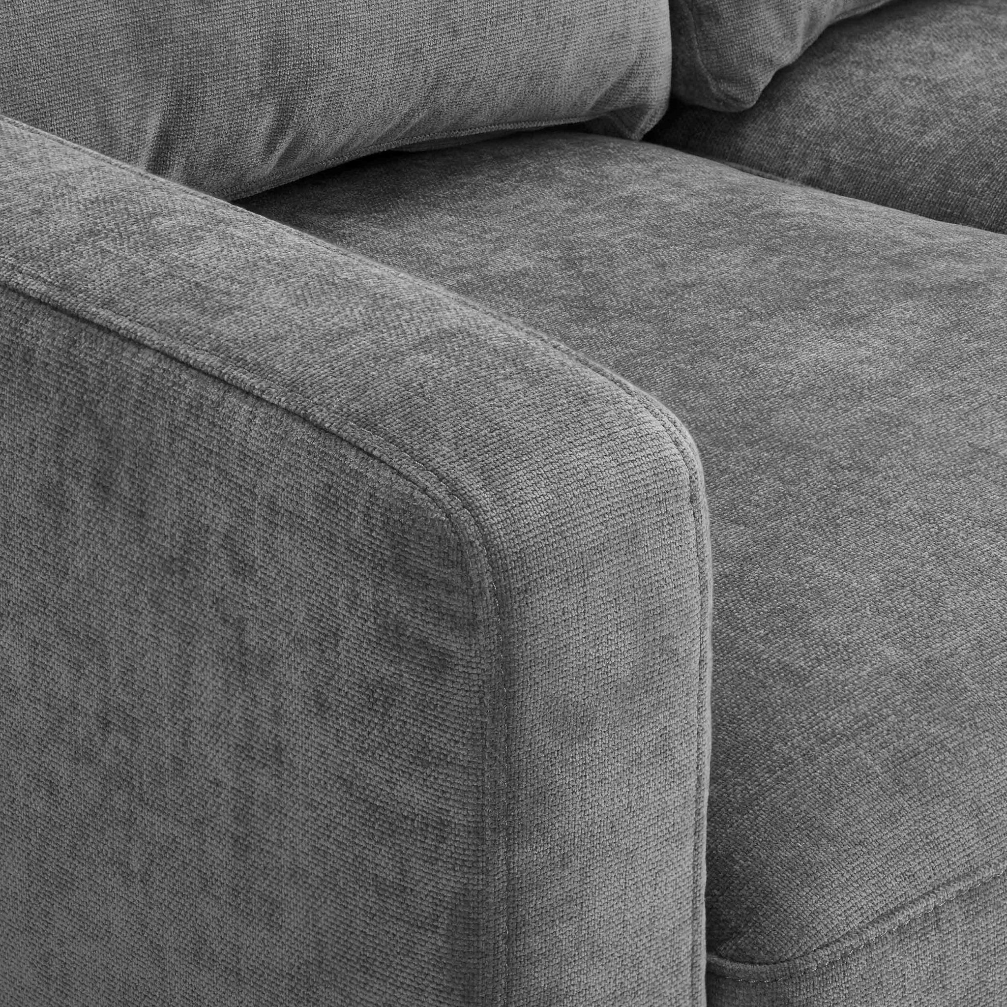Soho Compact 2 Seater Sofa - Grey - Image 9