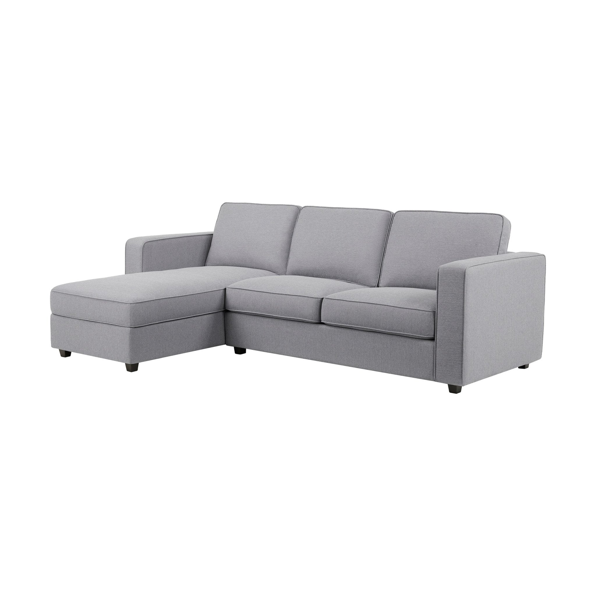 Soho Left Hand Storage Chaise Sofa - Mid Grey - Image 3