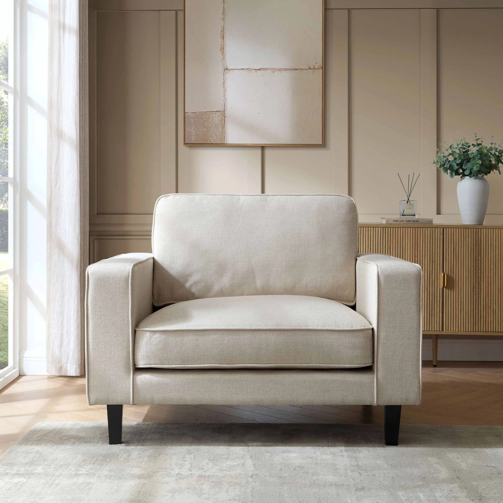 Soho Loveseat - Beige - Image 2