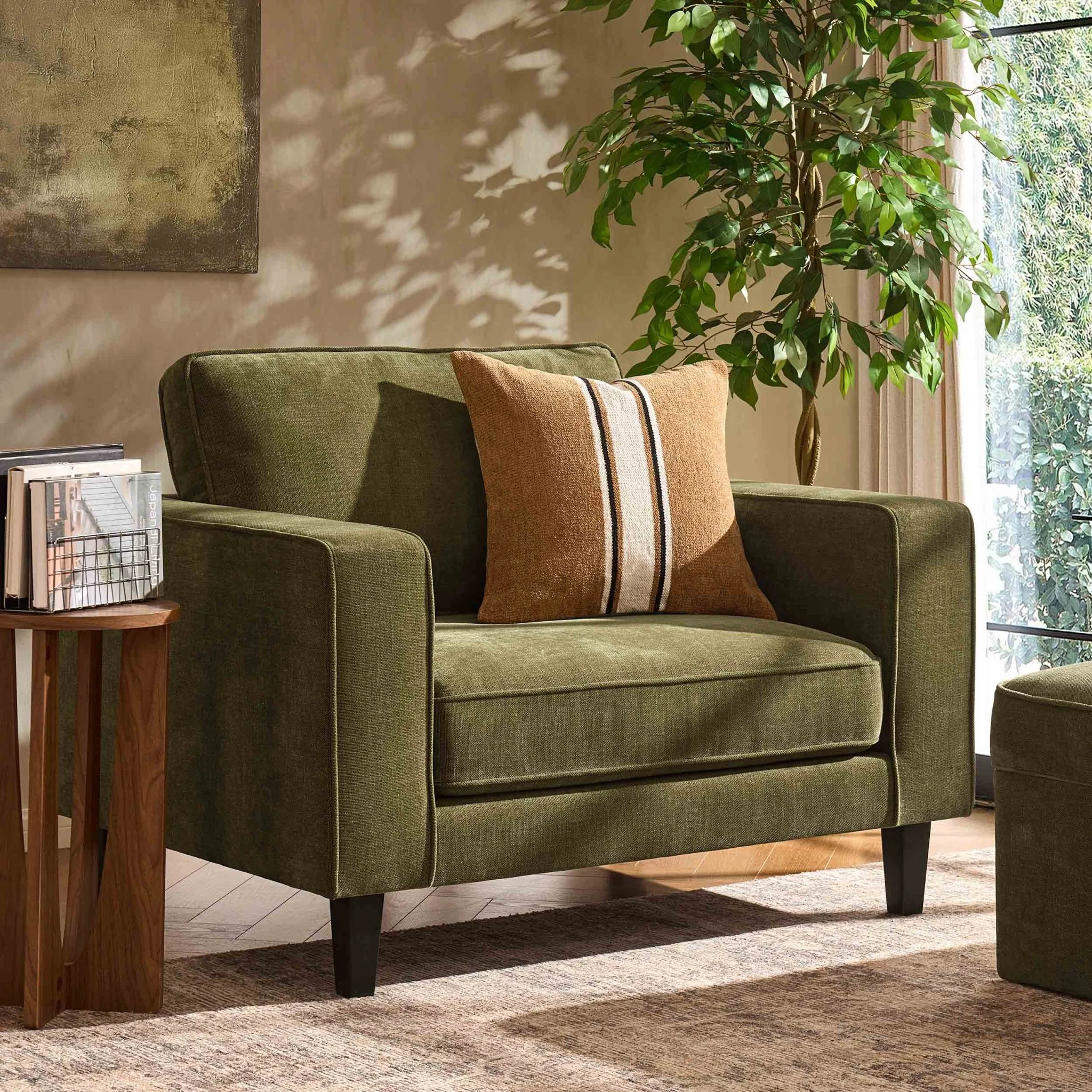 Soho Loveseat - Chenille Olive