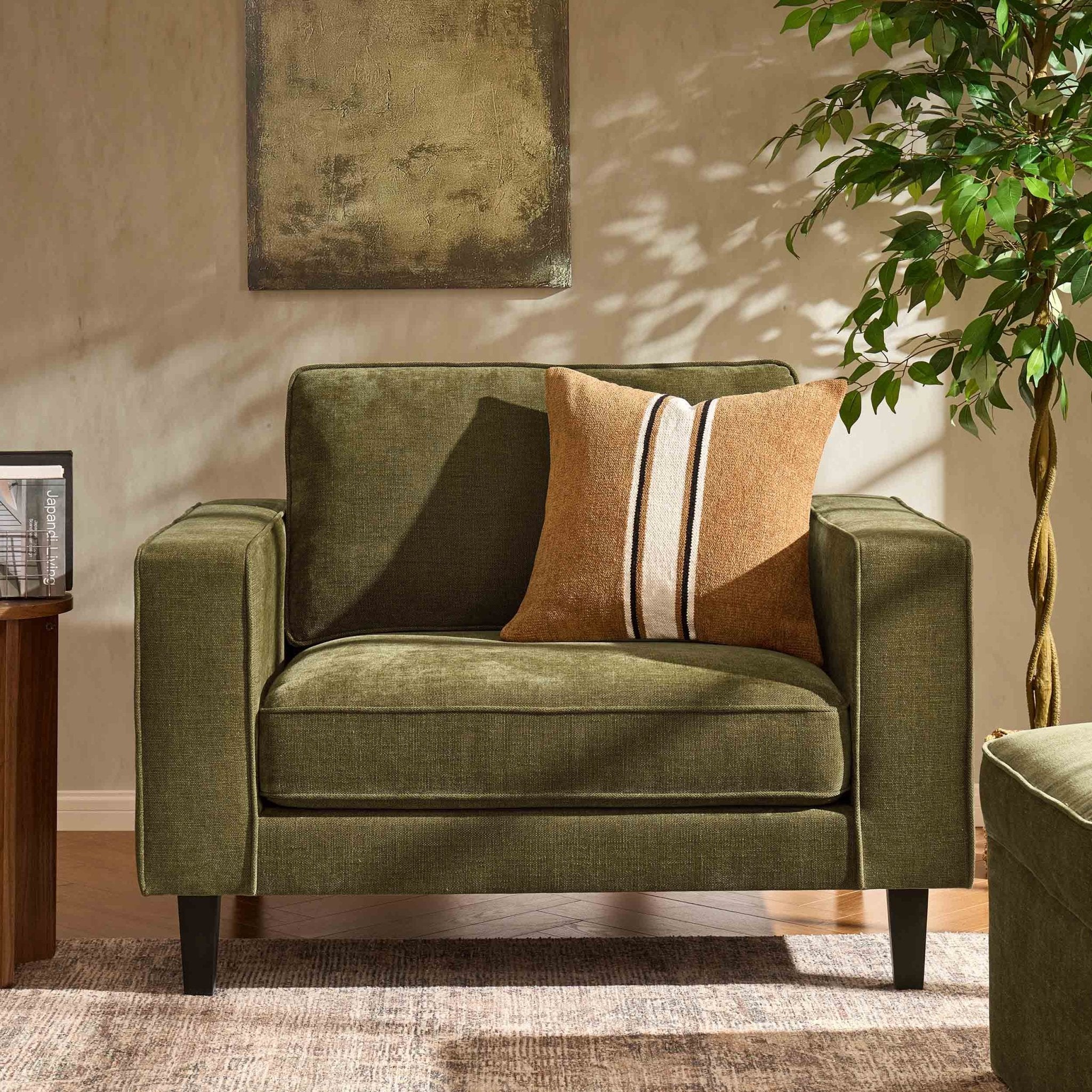 Soho Loveseat - Chenille Olive - Image 2