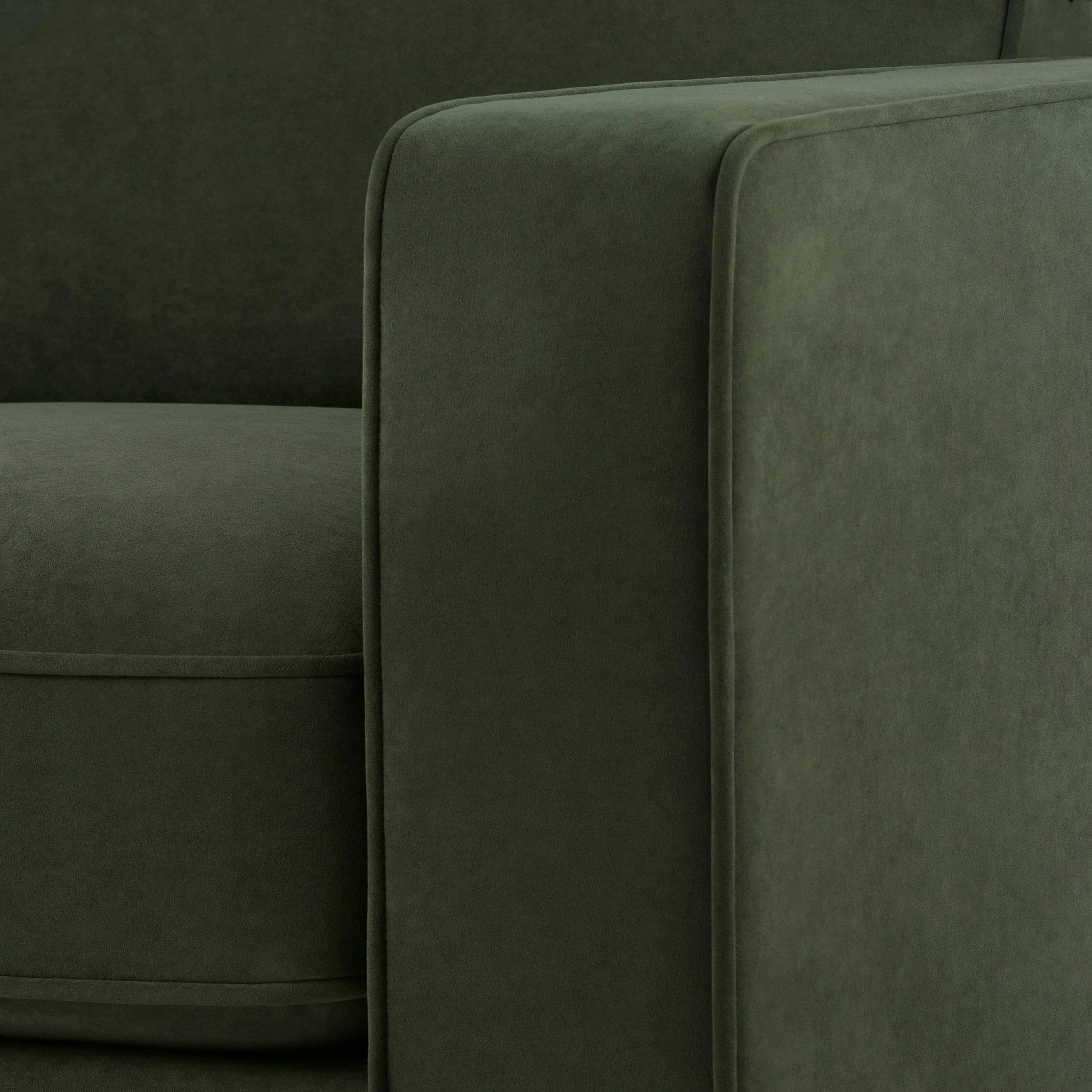 Soho Loveseat - Dark Olive - Image 7