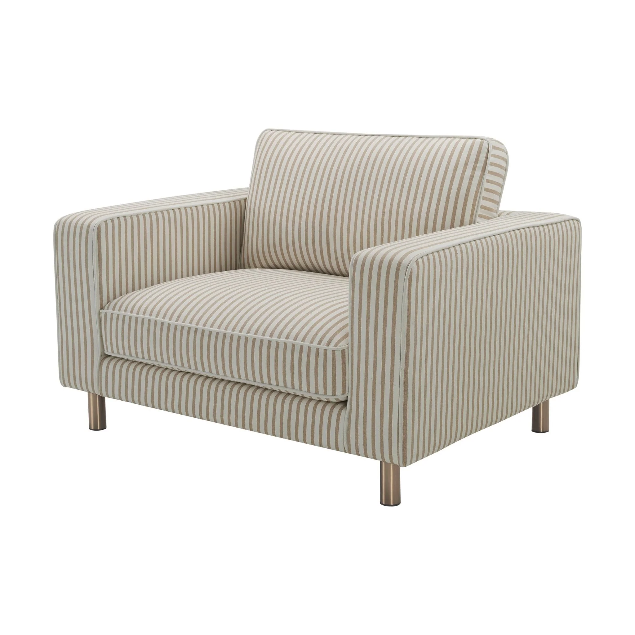 Soho Loveseat - Sand Stripe - Image 2