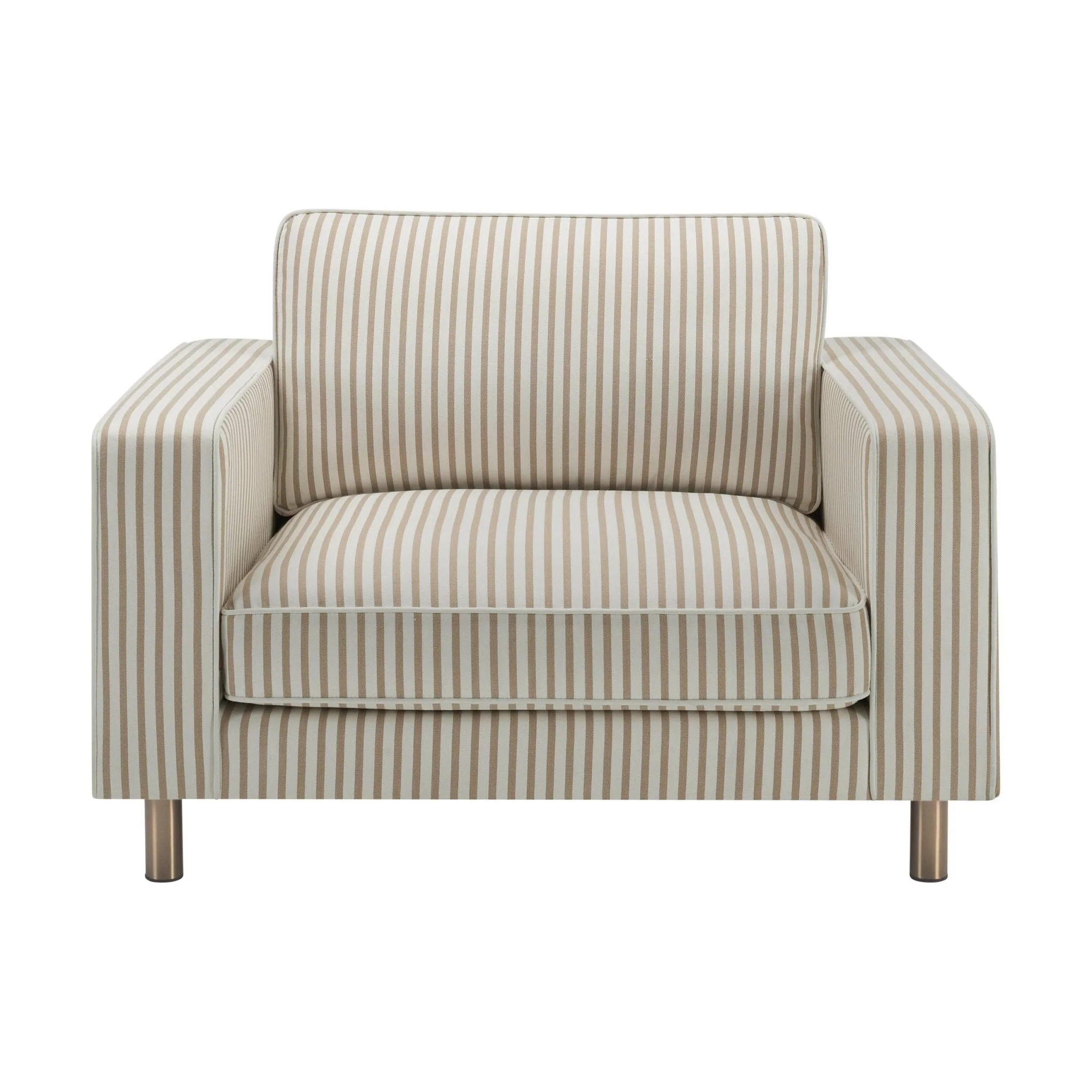 Soho Loveseat - Sand Stripe - Image 3