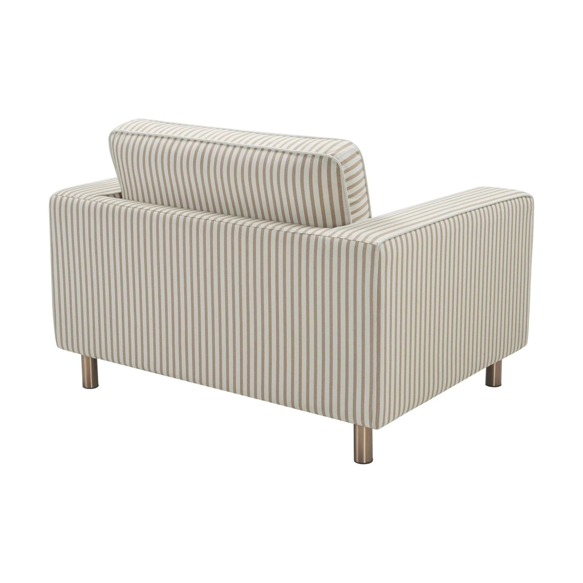 Soho Loveseat - Sand Stripe - Image 4