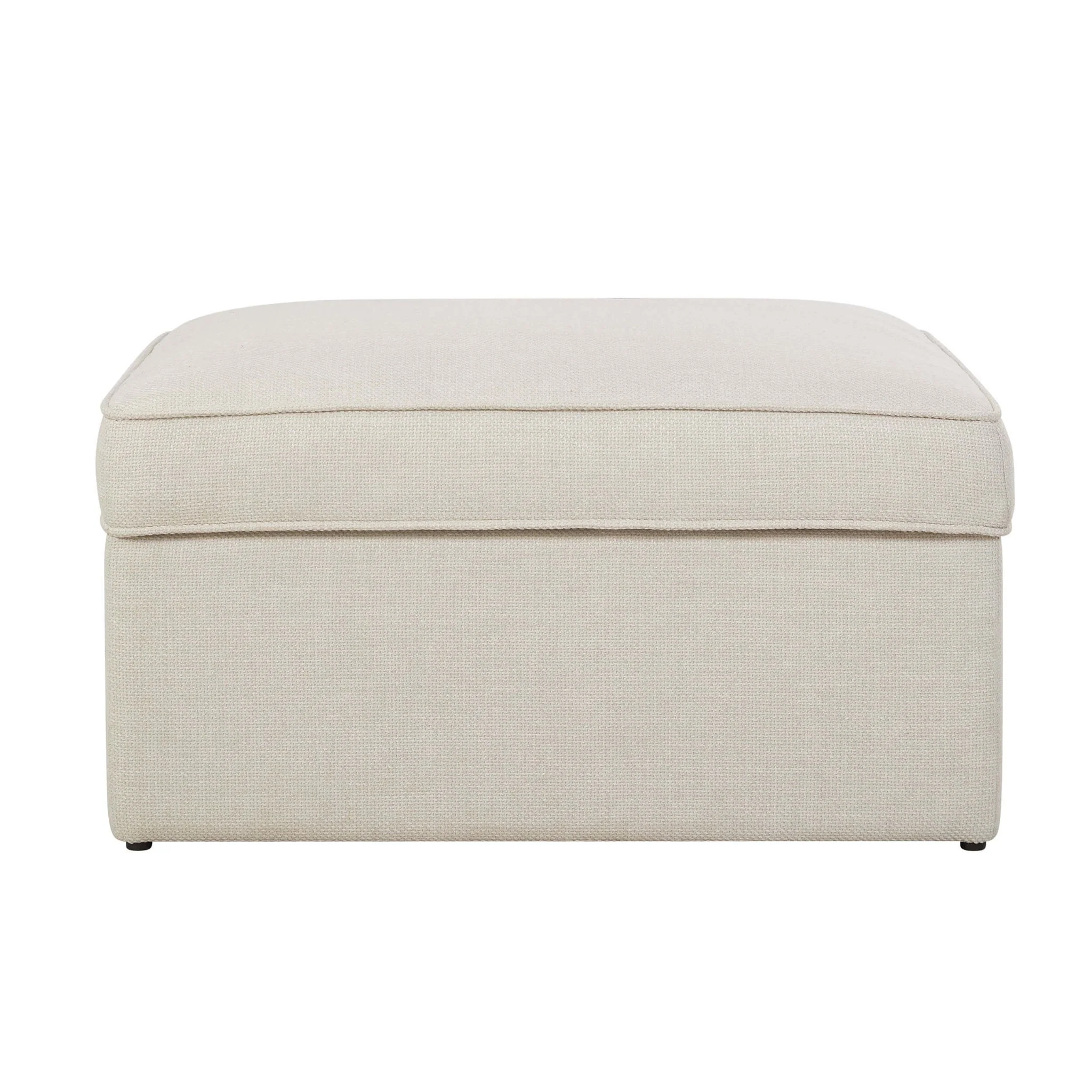 Soho Ottoman Storage Pouffe - Beige - Image 2