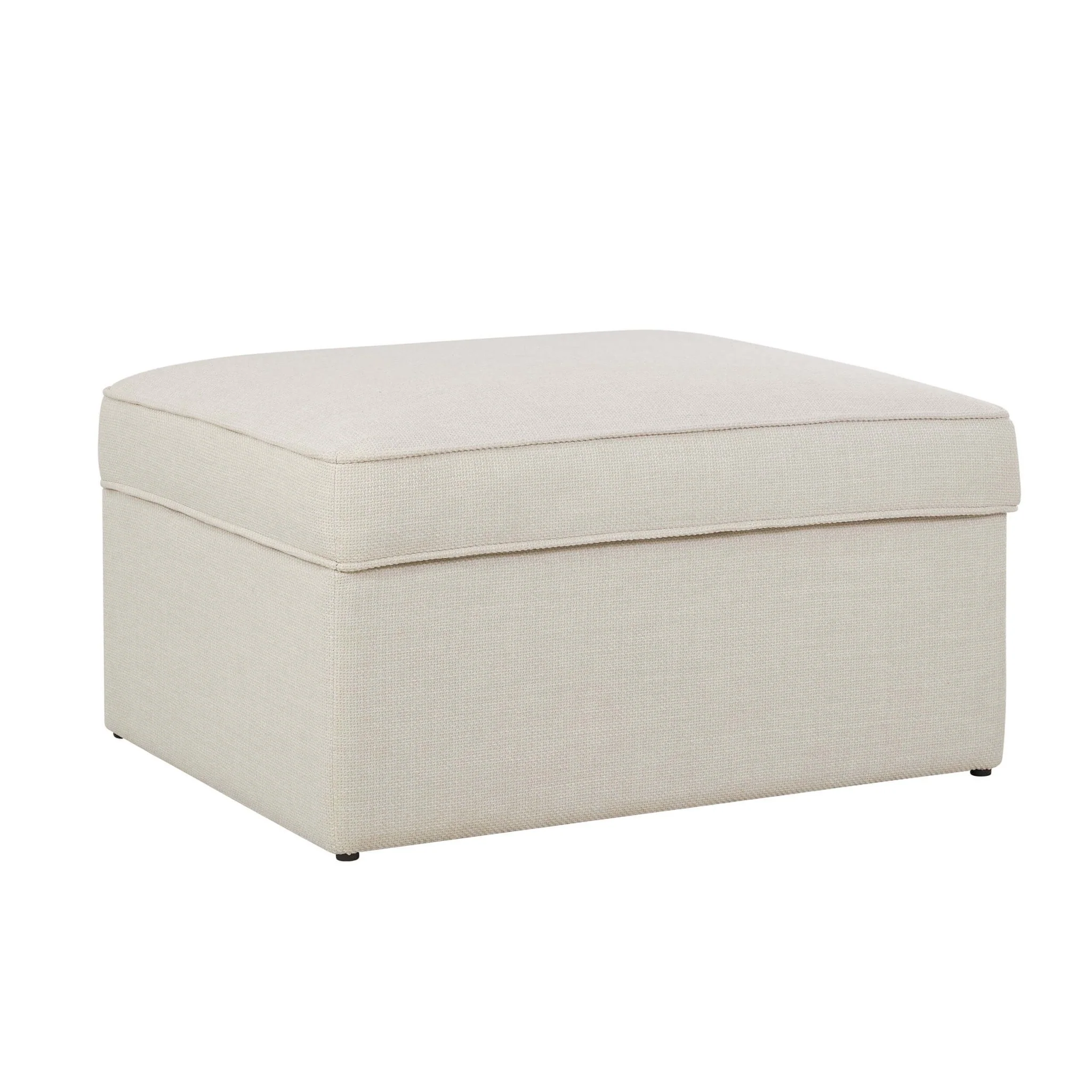 Soho Ottoman Storage Pouffe - Beige - Image 3