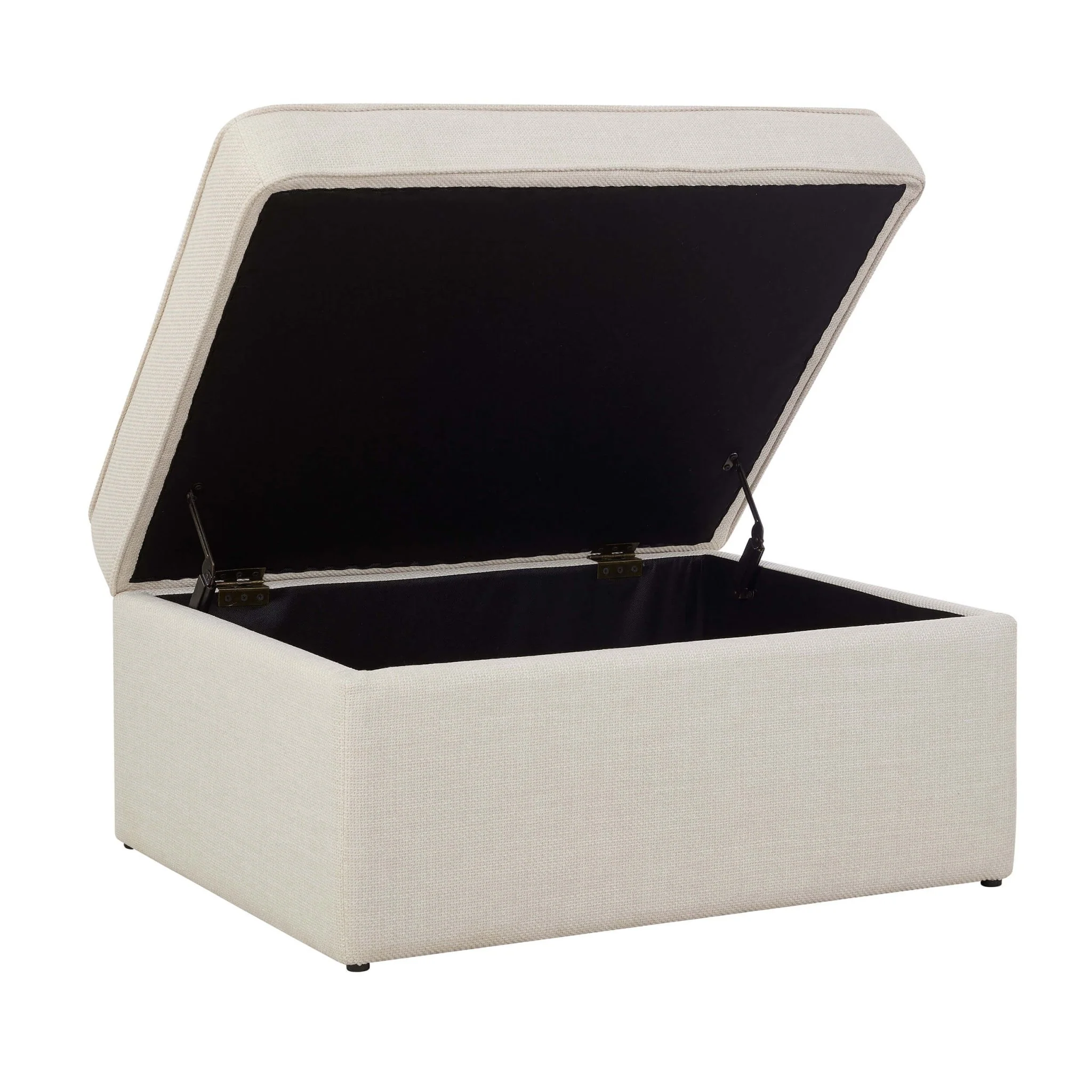 Soho Ottoman Storage Pouffe - Beige - Image 4