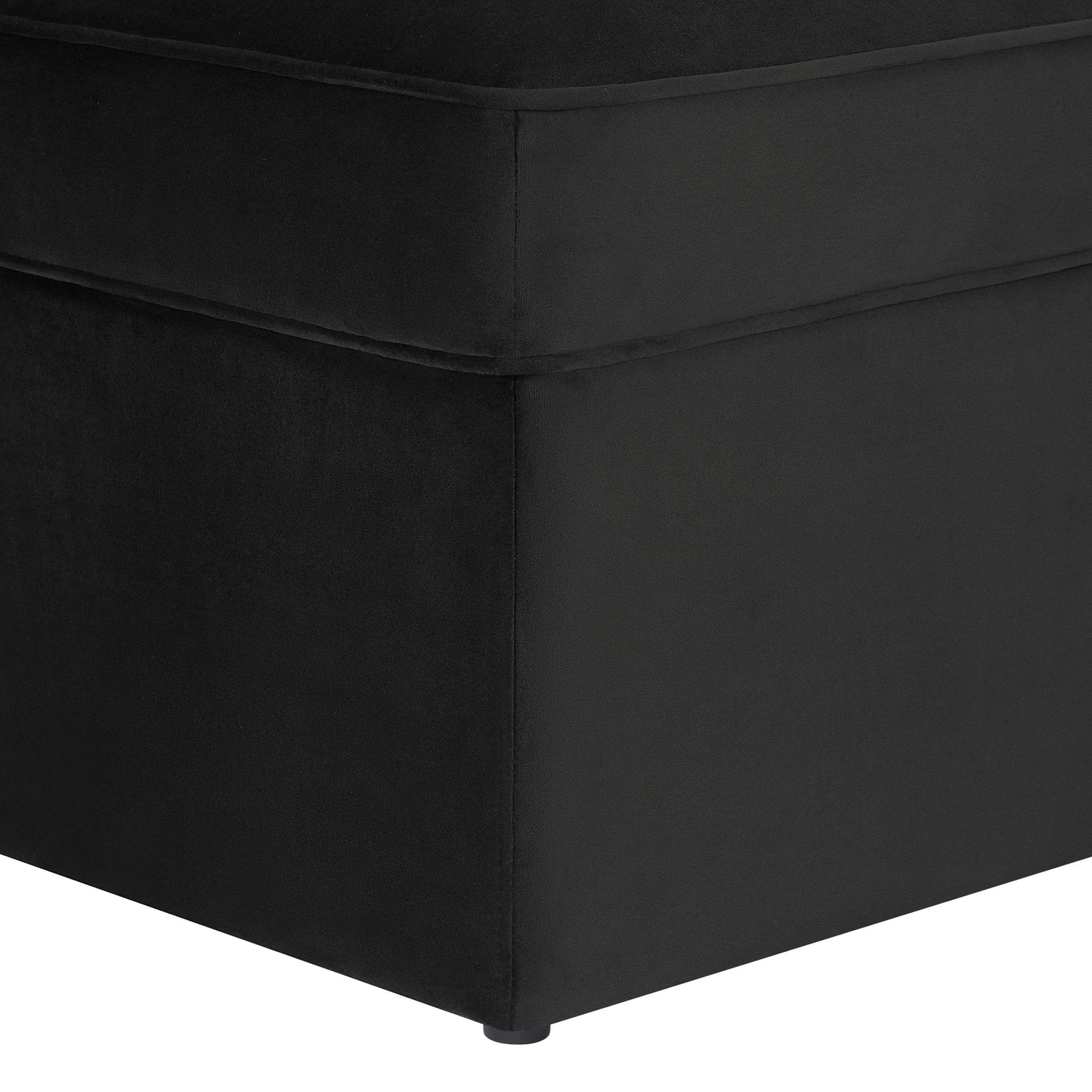 Soho Ottoman Storage Pouffe - Ink - Image 4