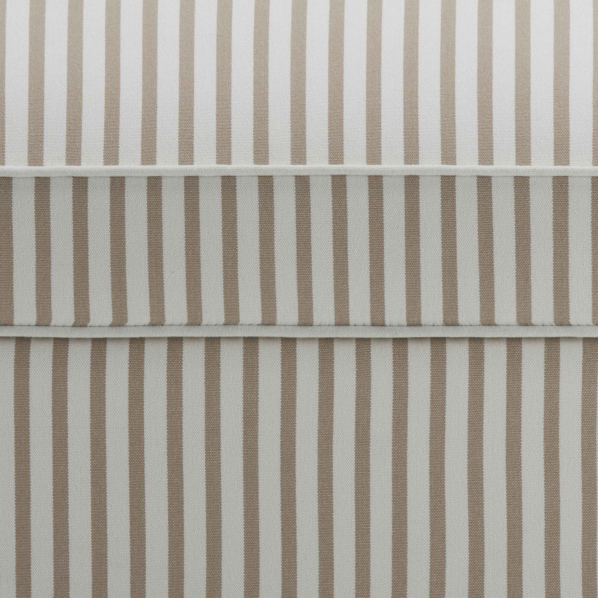 Soho Ottoman Storage Pouffe - Sand Stripe - Image 5