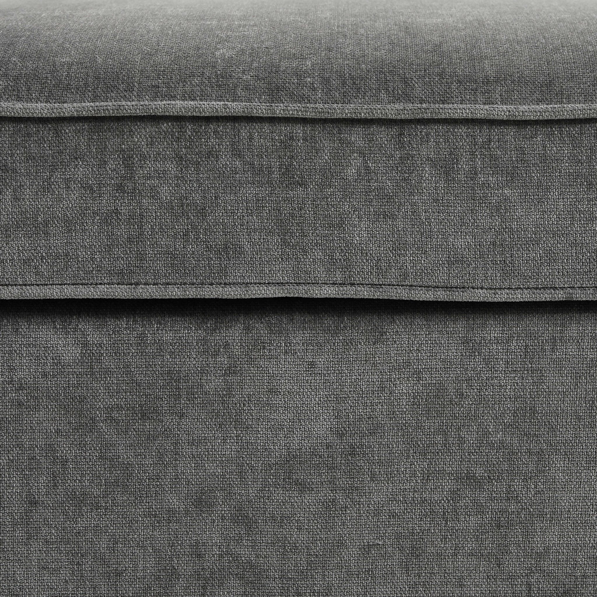 Soho Ottoman Storage Pouffe - Grey - Image 6