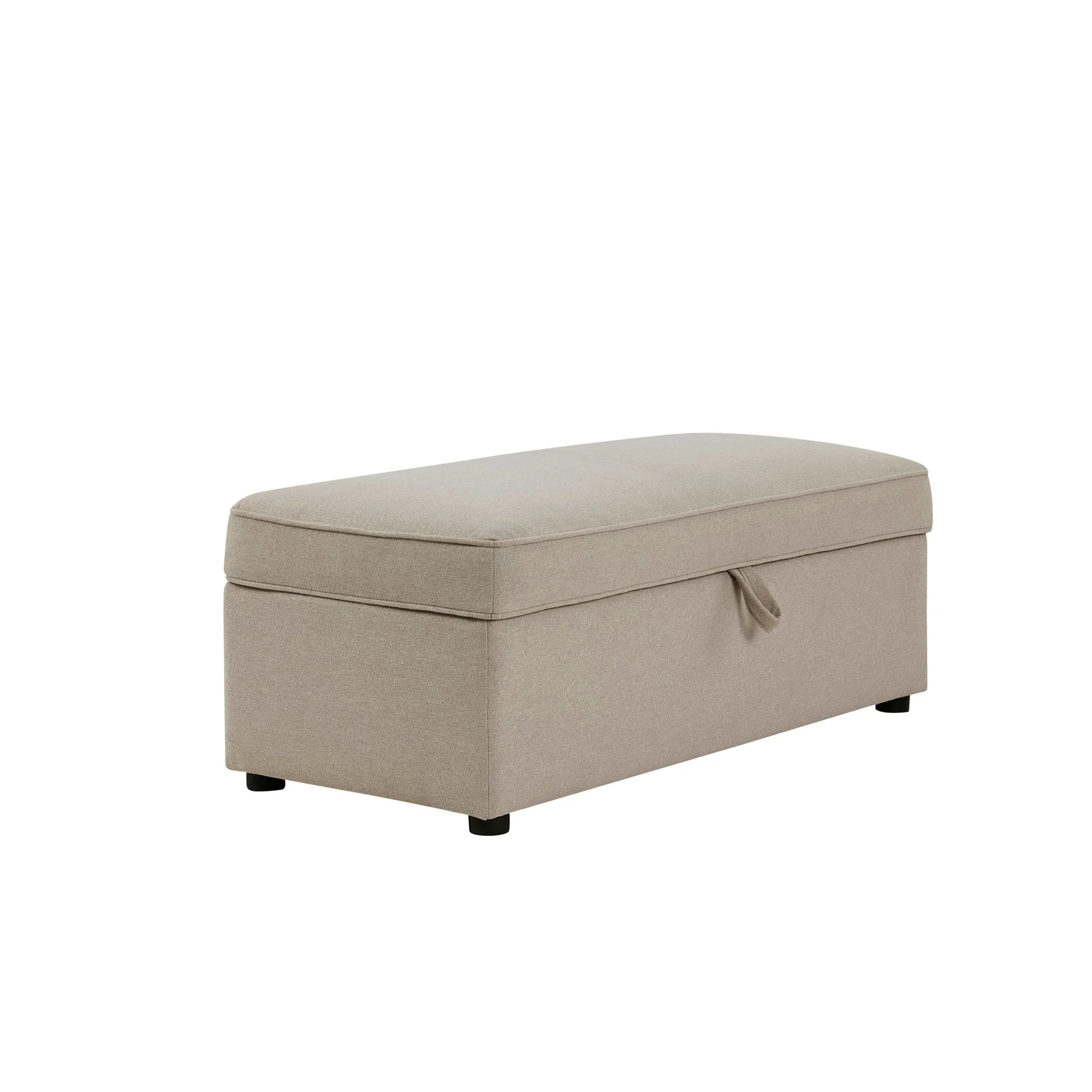Soho Rectangle Ottoman Storage - Oatmeal - Image 3