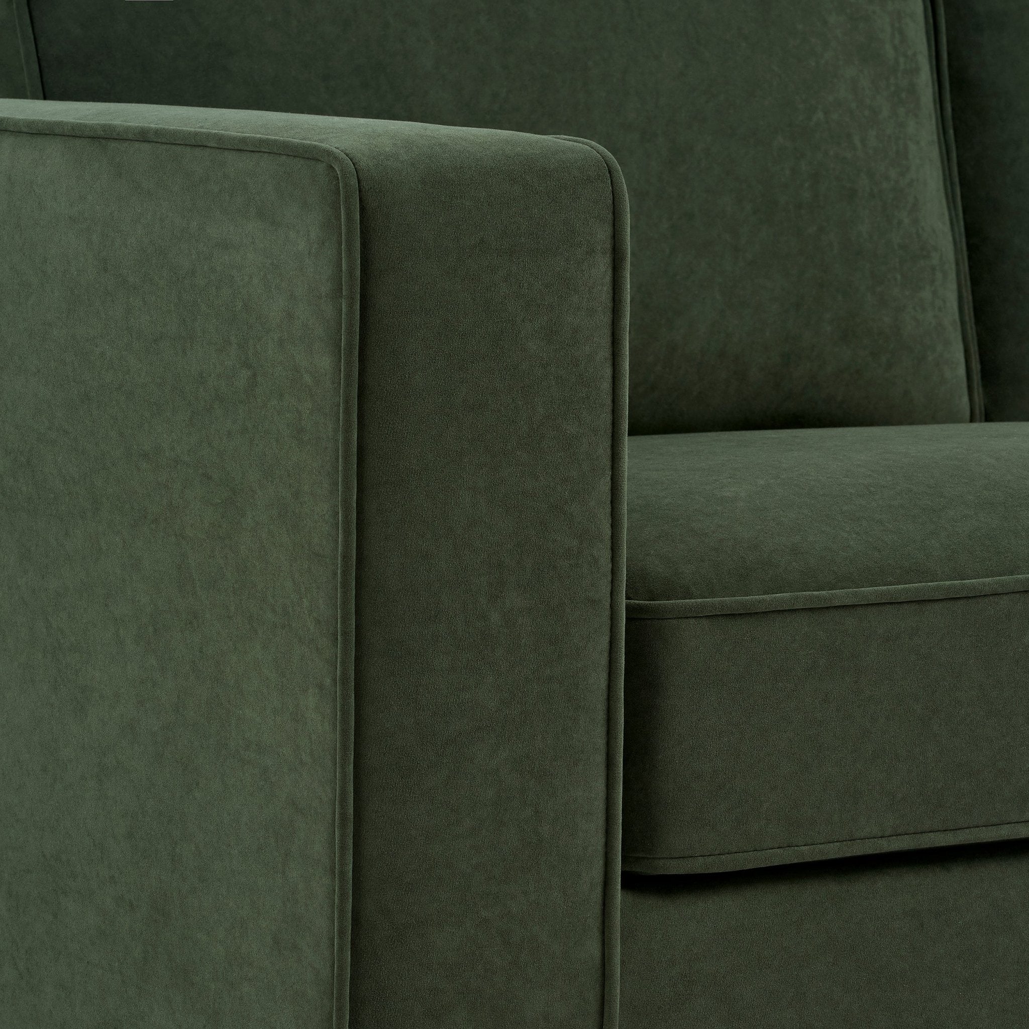 Soho Right Hand Corner Sofa - Dark Olive - Image 6