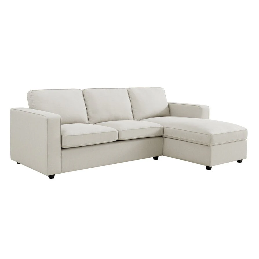 Soho Right Hand Storage Chaise Sofa - Natural - Image 5