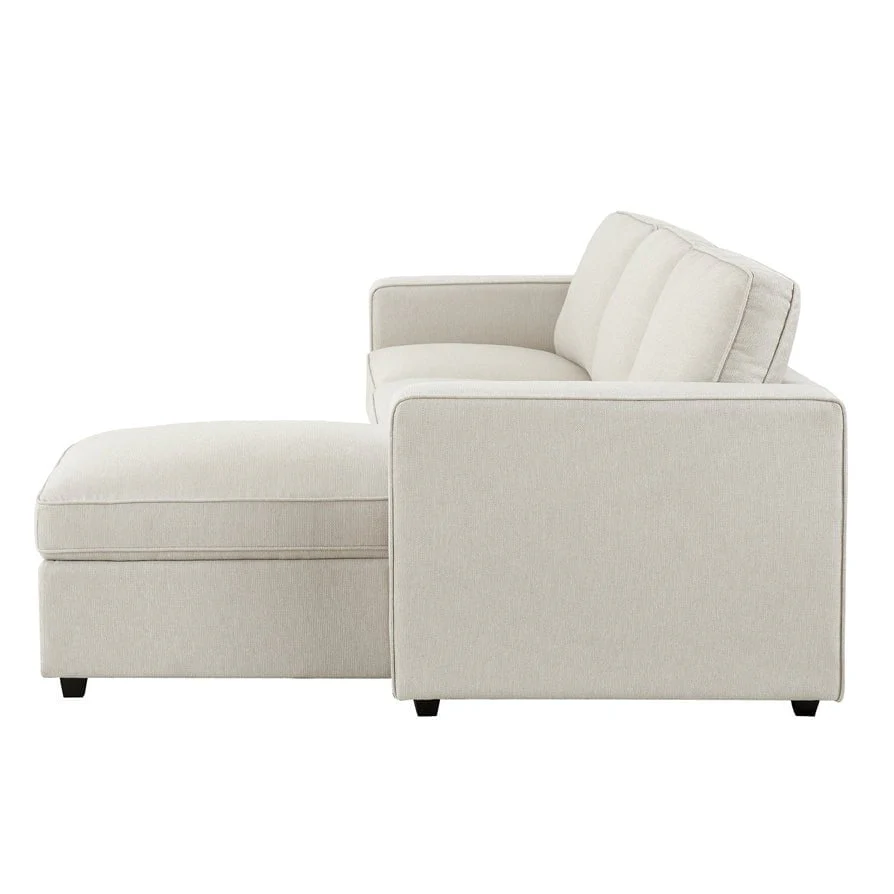 Soho Right Hand Storage Chaise Sofa - Natural - Image 7