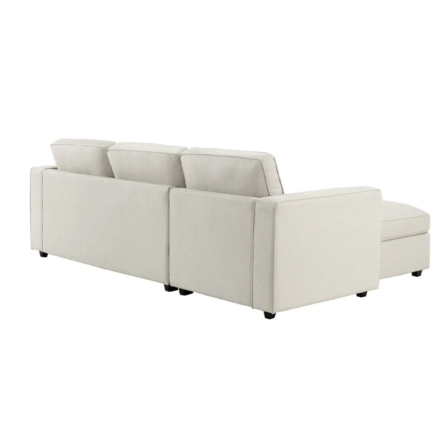 Soho Right Hand Storage Chaise Sofa - Natural - Image 8