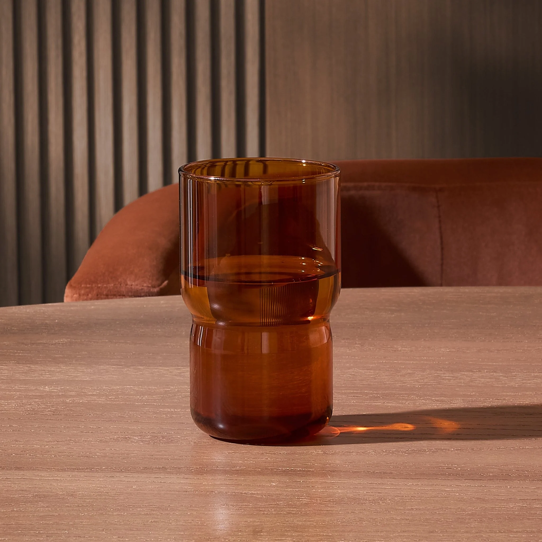 Sonne Colour Glass Highballs - Set of 4 - Amber - Image 2