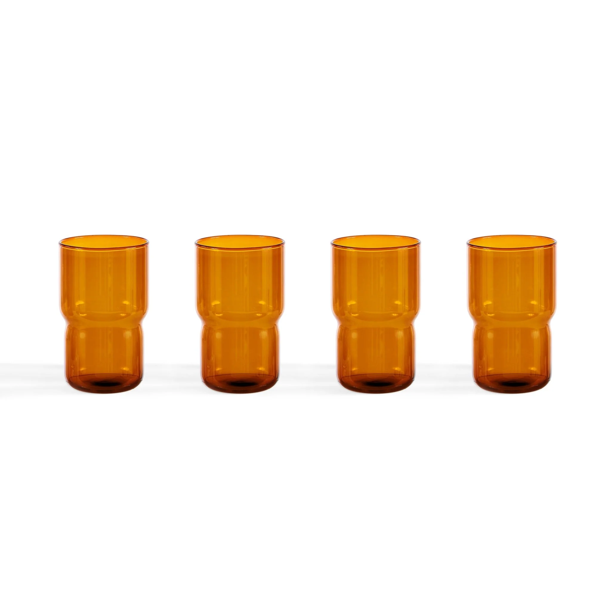 Sonne Colour Glass Highballs - Set of 4 - Amber - Image 5
