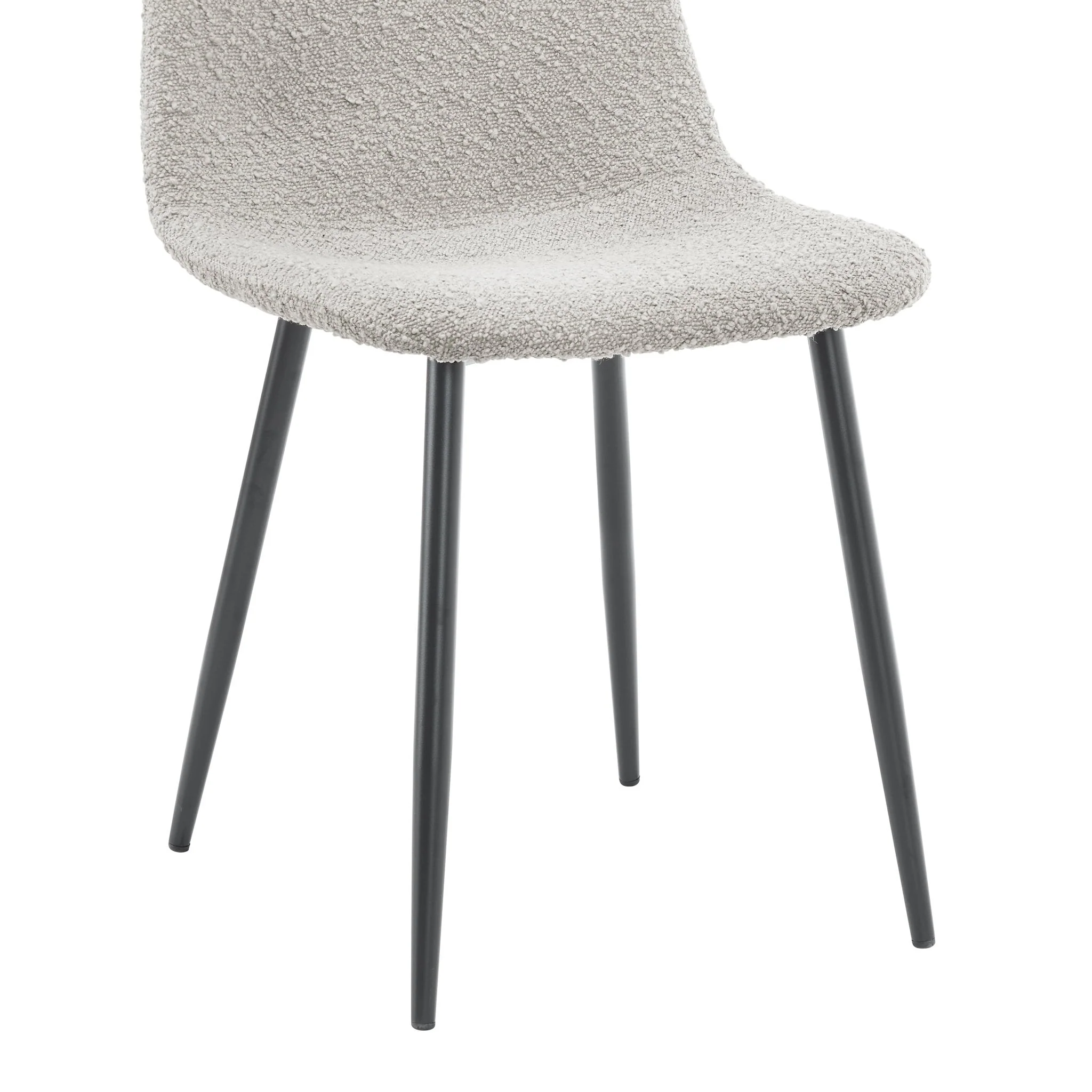 Sophia Set of 2 Dining Chairs - Boucle - Taupe - Image 6