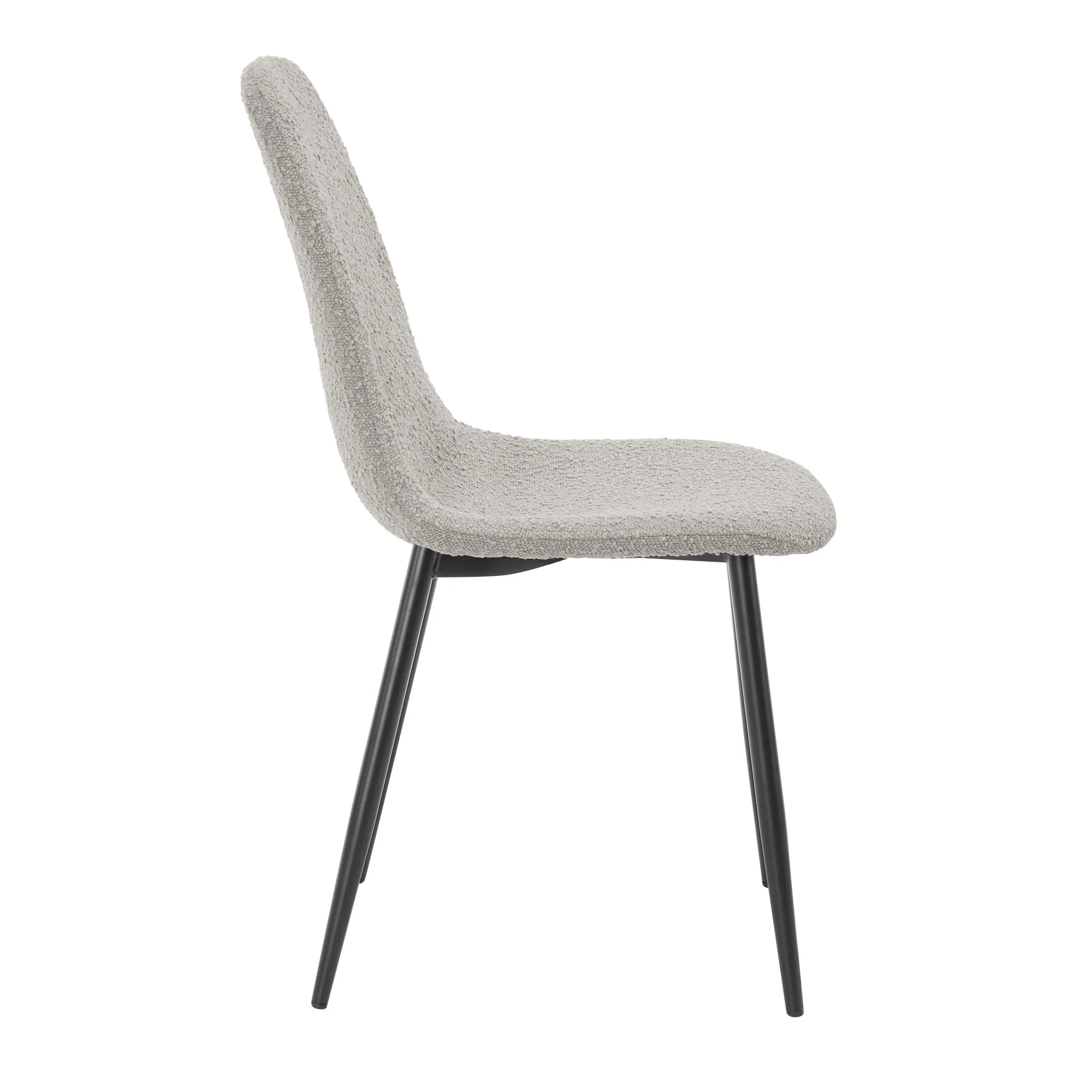 Sophia Set of 2 Dining Chairs - Boucle - Taupe - Image 7