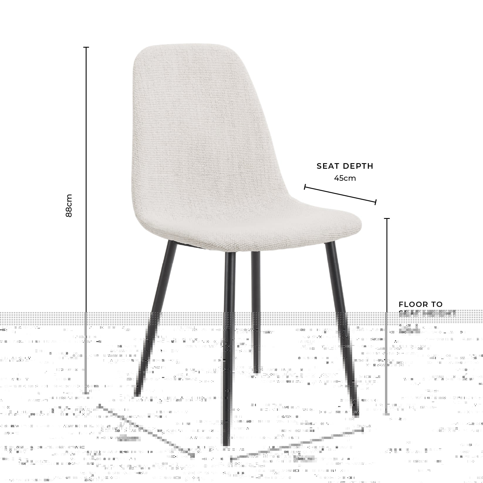 Sophia Set of 2 Dining Chairs - Velvet - Teal Blue - Image 9