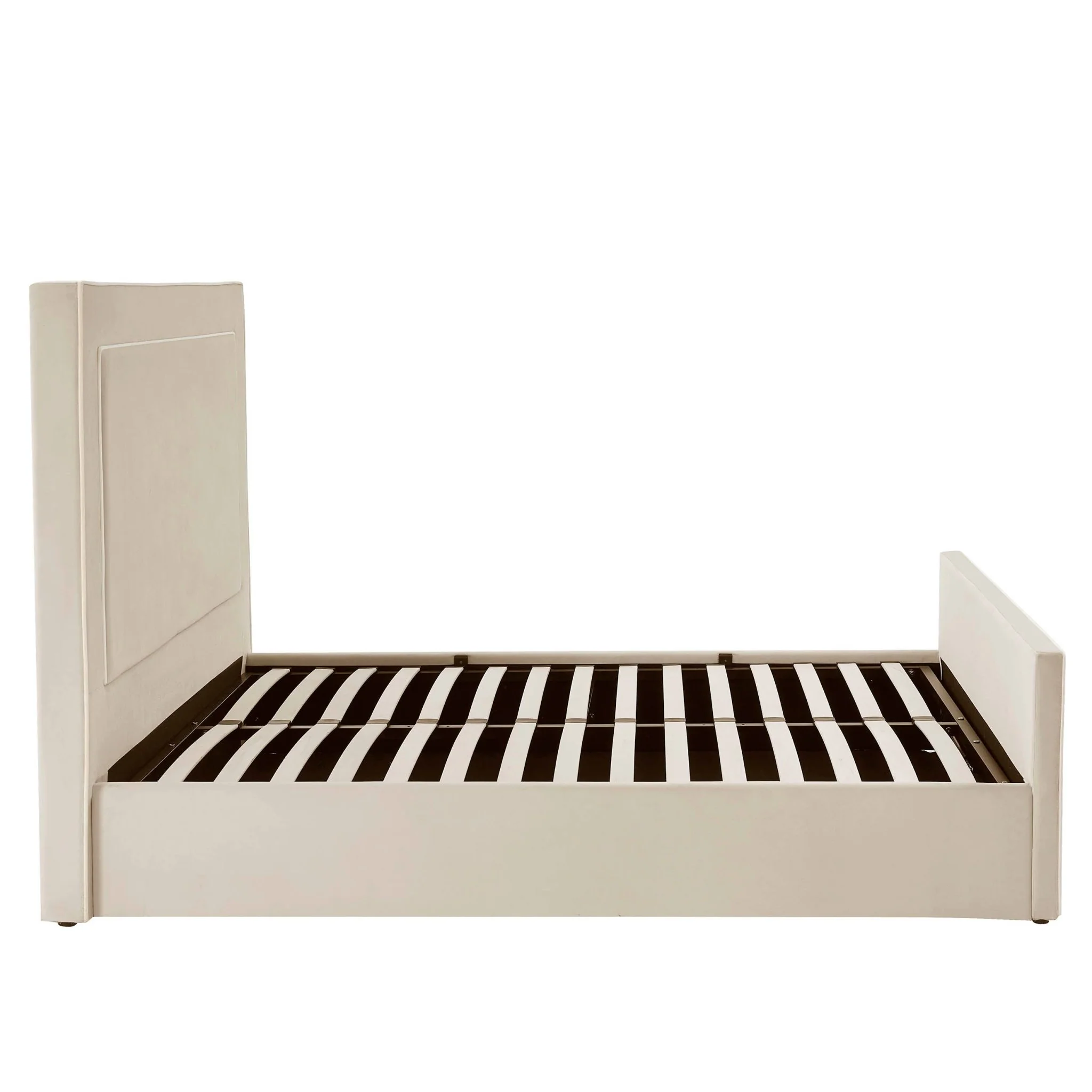 Sorrento Ottoman Storage Bed - Ecru/White - Image 11