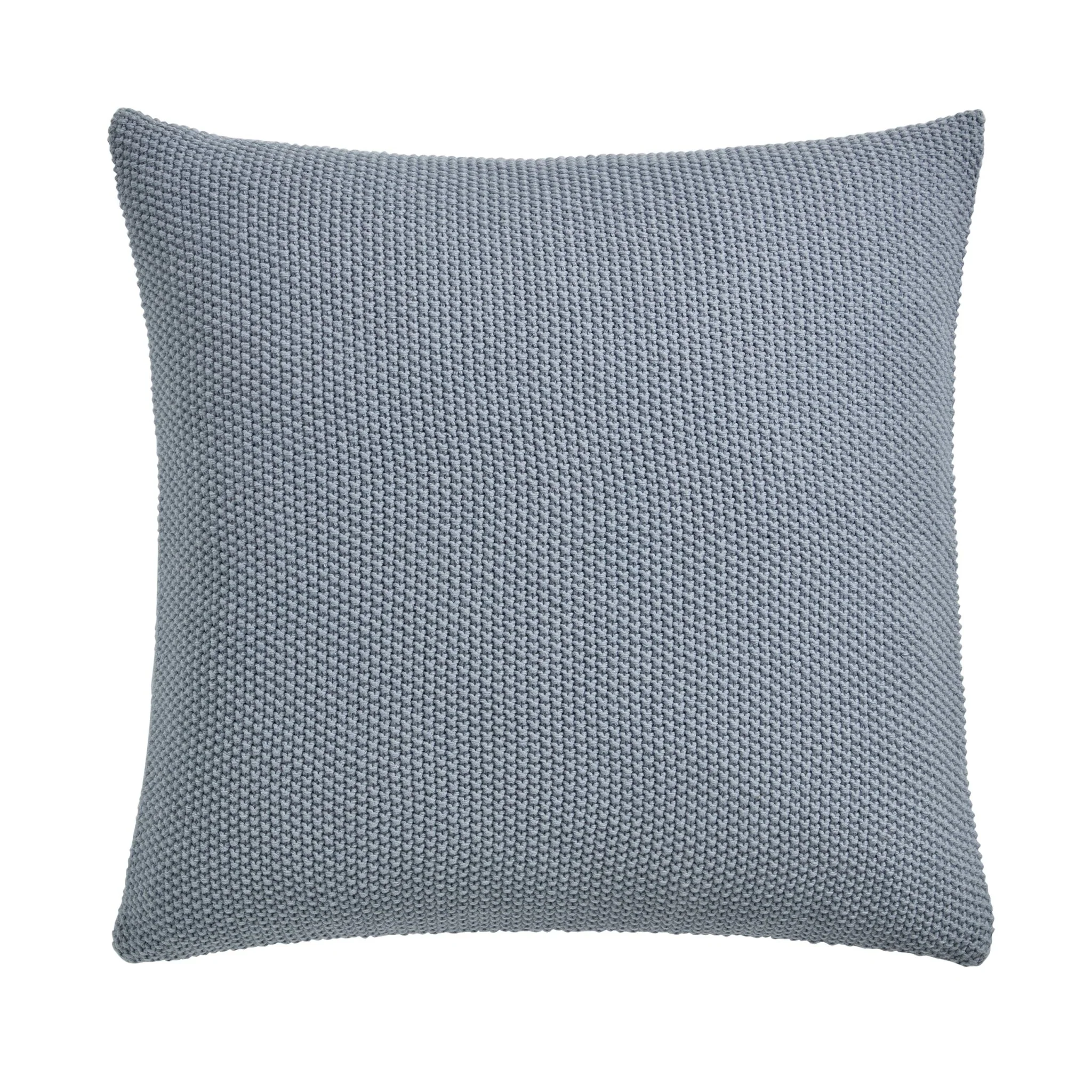 St Ives Knit Cushion Cover - Dusty Blue - Image 6