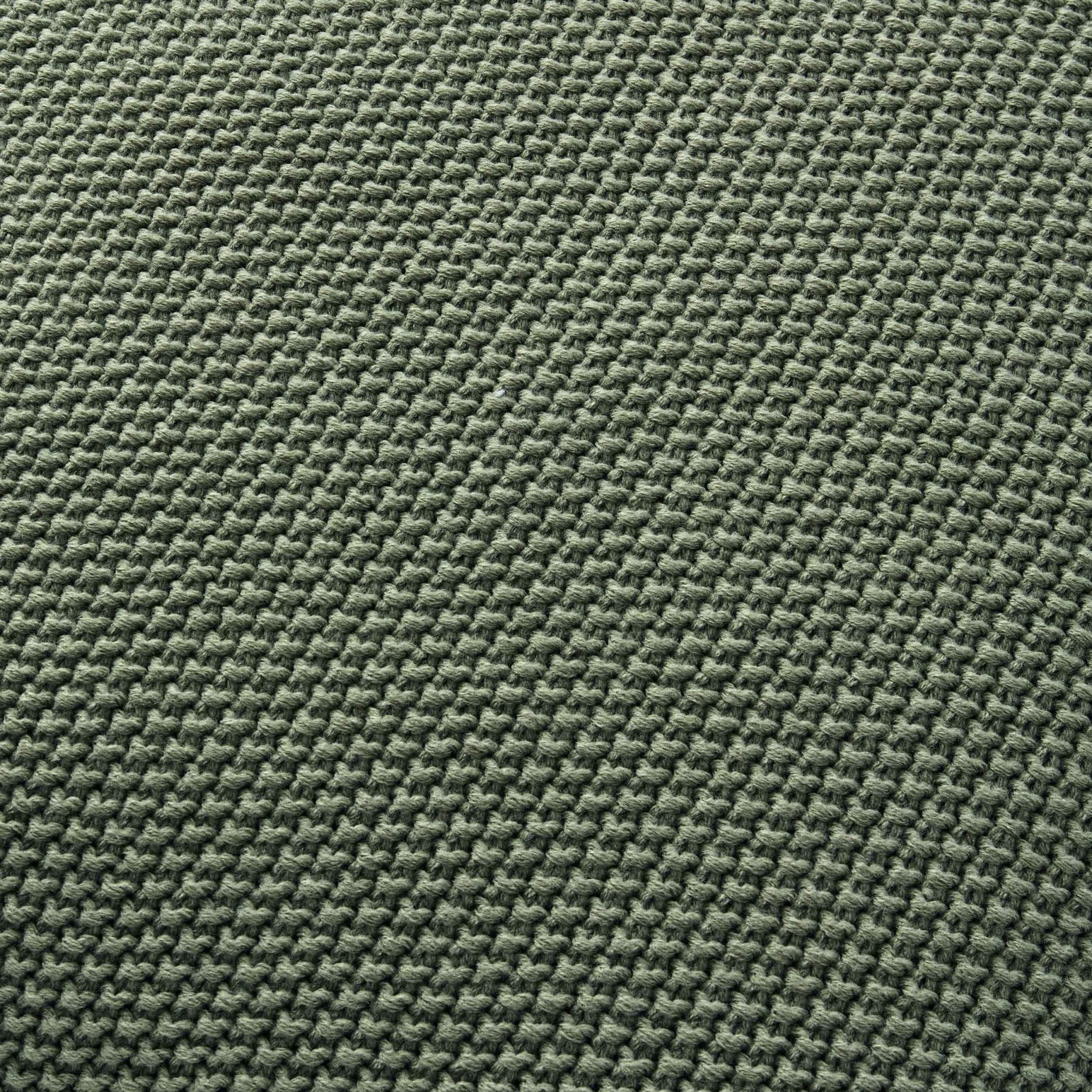 St Ives Knit Cushion Cover - Green - Image 7